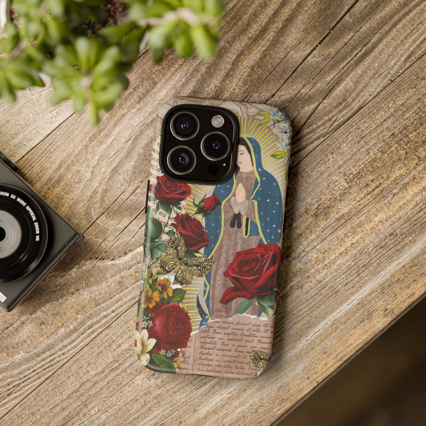 Virgin Mary Phone Case - Vintage Coquette Design