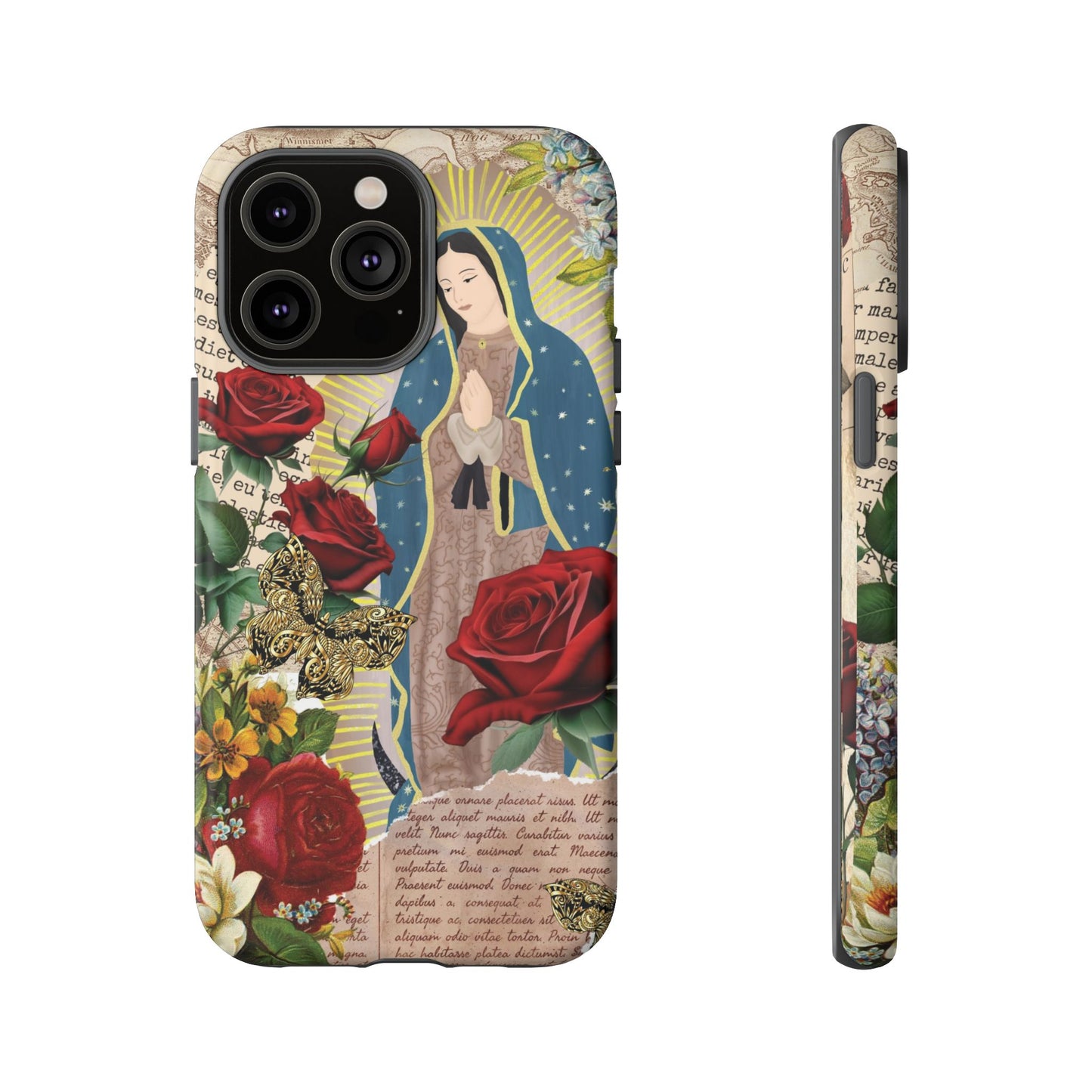 Virgin Mary Phone Case - Vintage Coquette Design