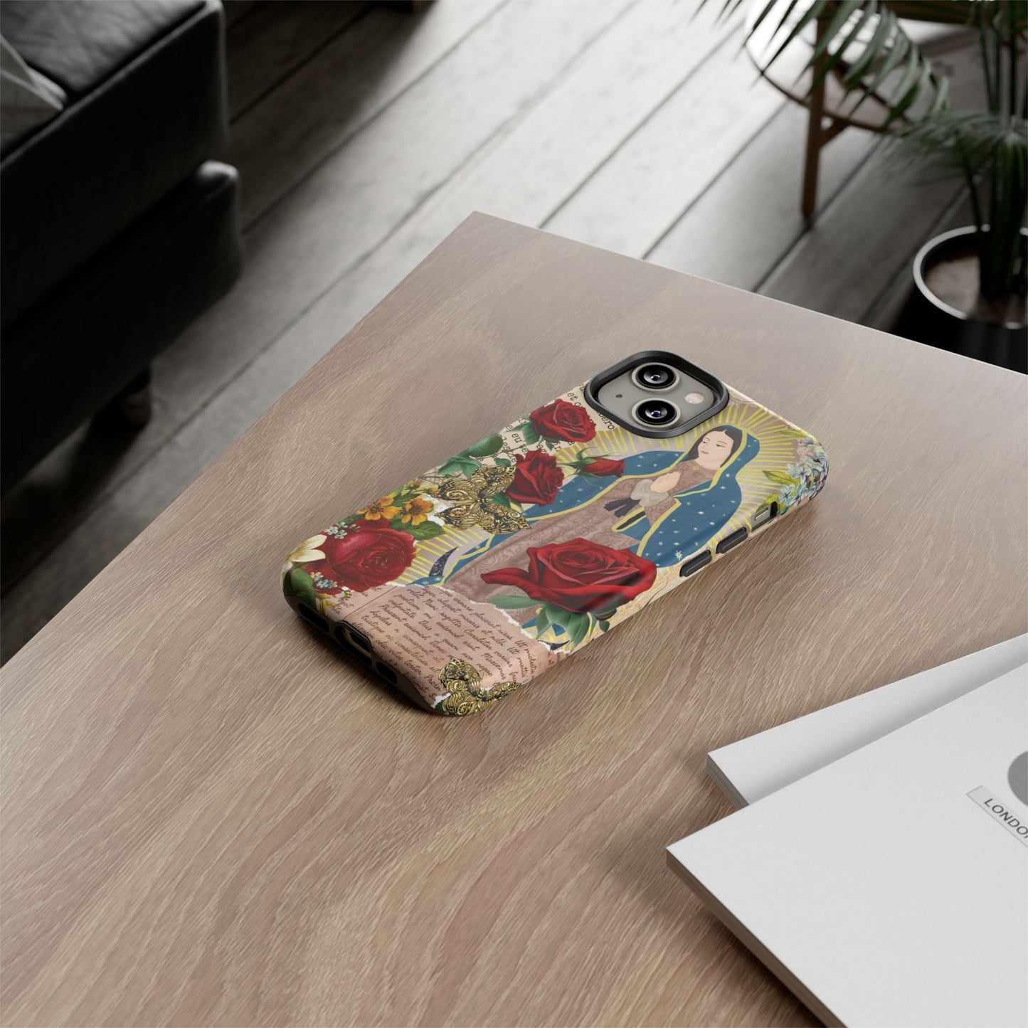 Virgin Mary Phone Case - Vintage Coquette Design