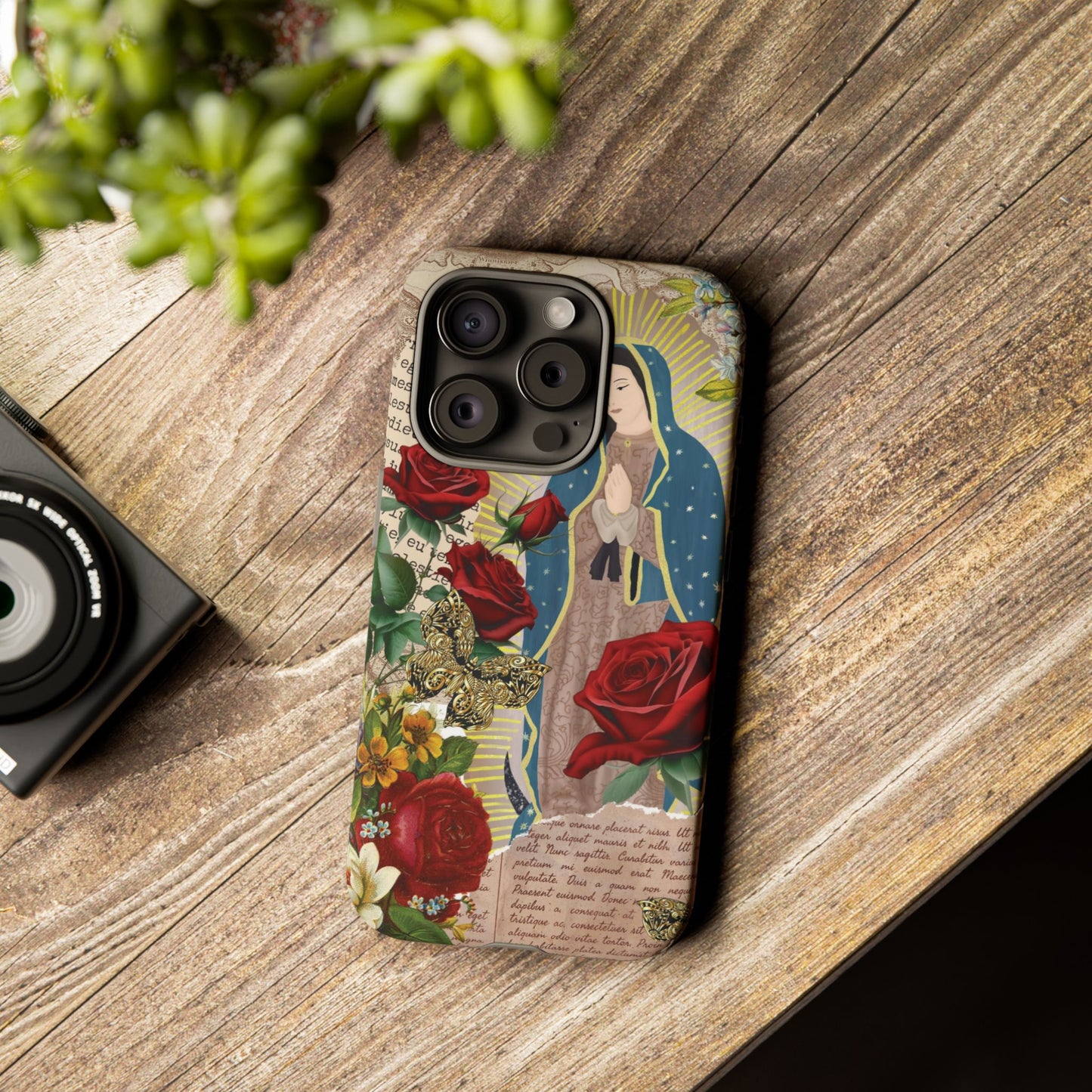 Virgin Mary Phone Case - Vintage Coquette Design
