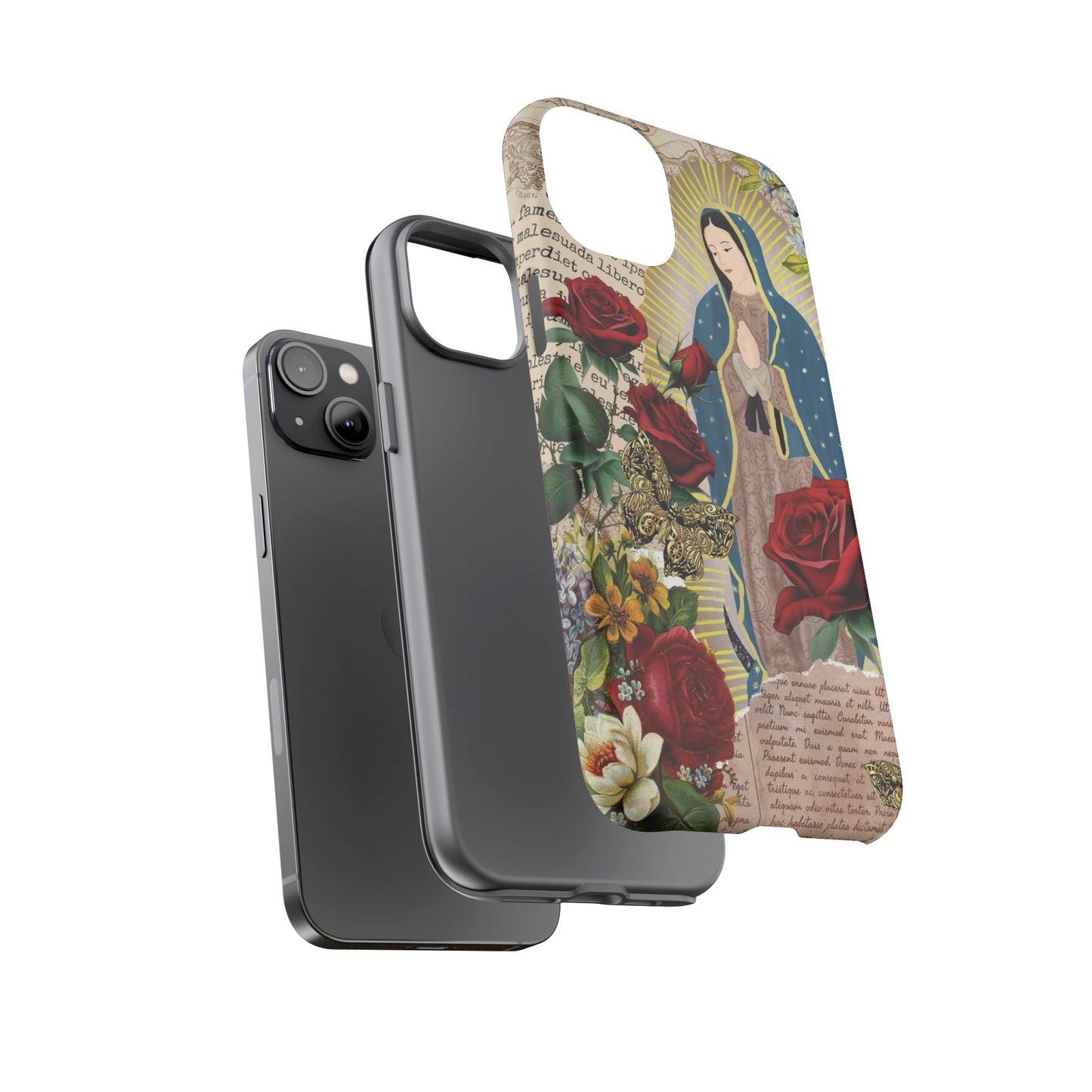 Virgin Mary Phone Case - Vintage Coquette Design