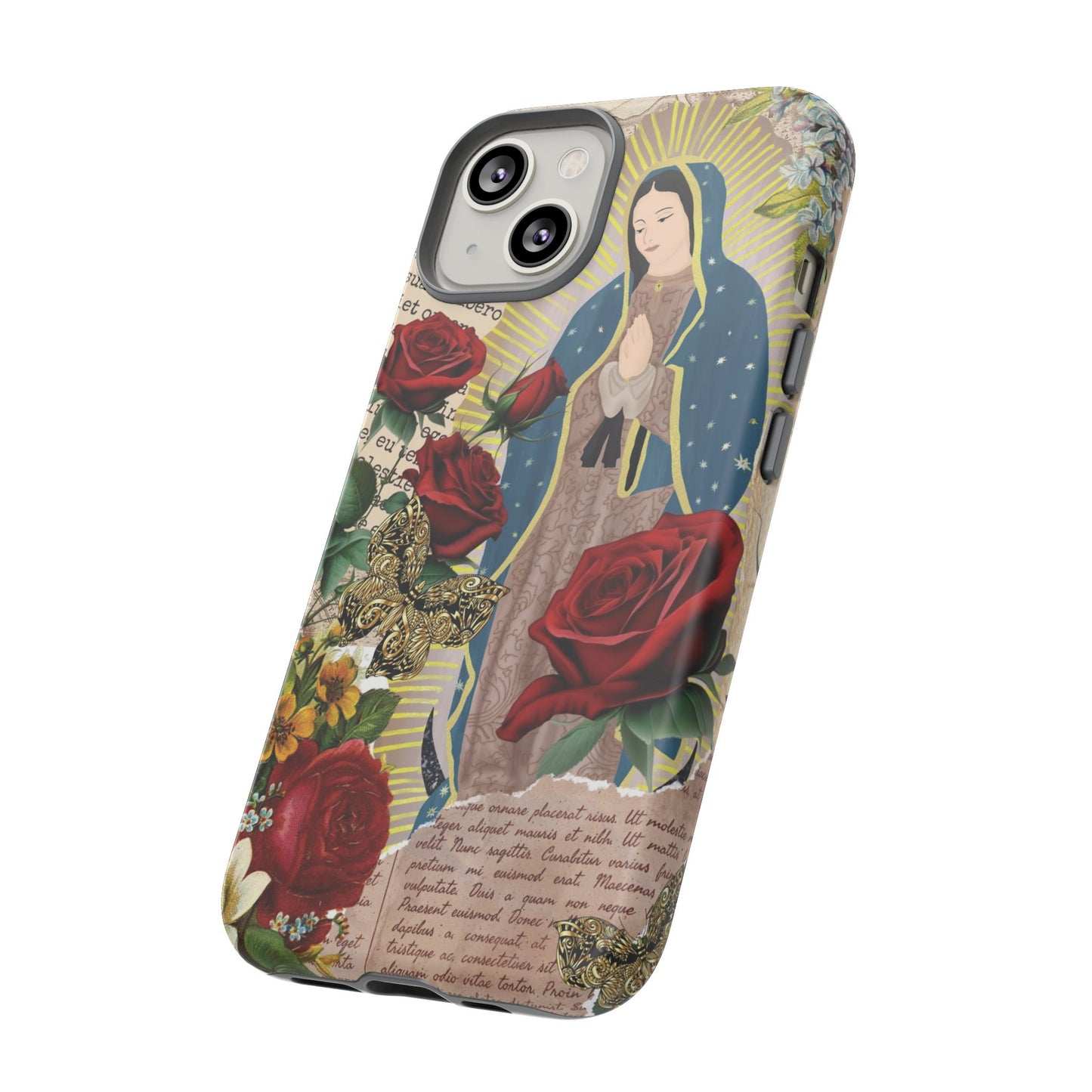 Virgin Mary Phone Case - Vintage Coquette Design