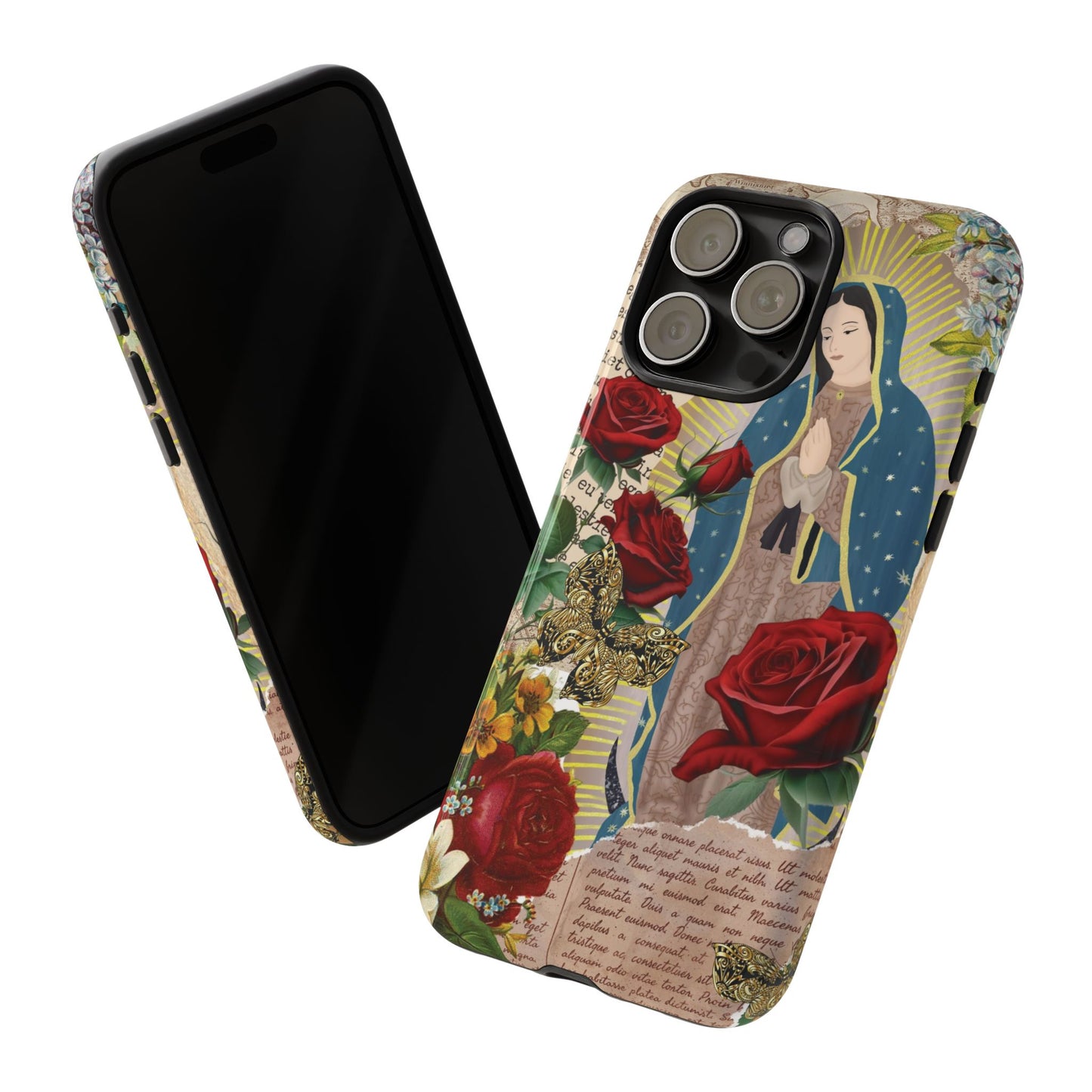 Virgin Mary Phone Case - Vintage Coquette Design
