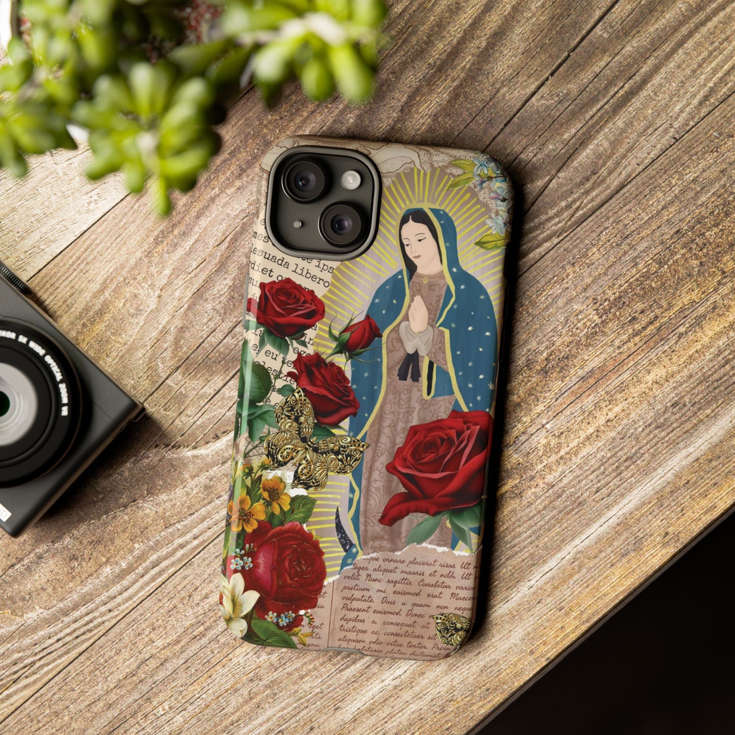 Virgin Mary Phone Case - Vintage Coquette Design