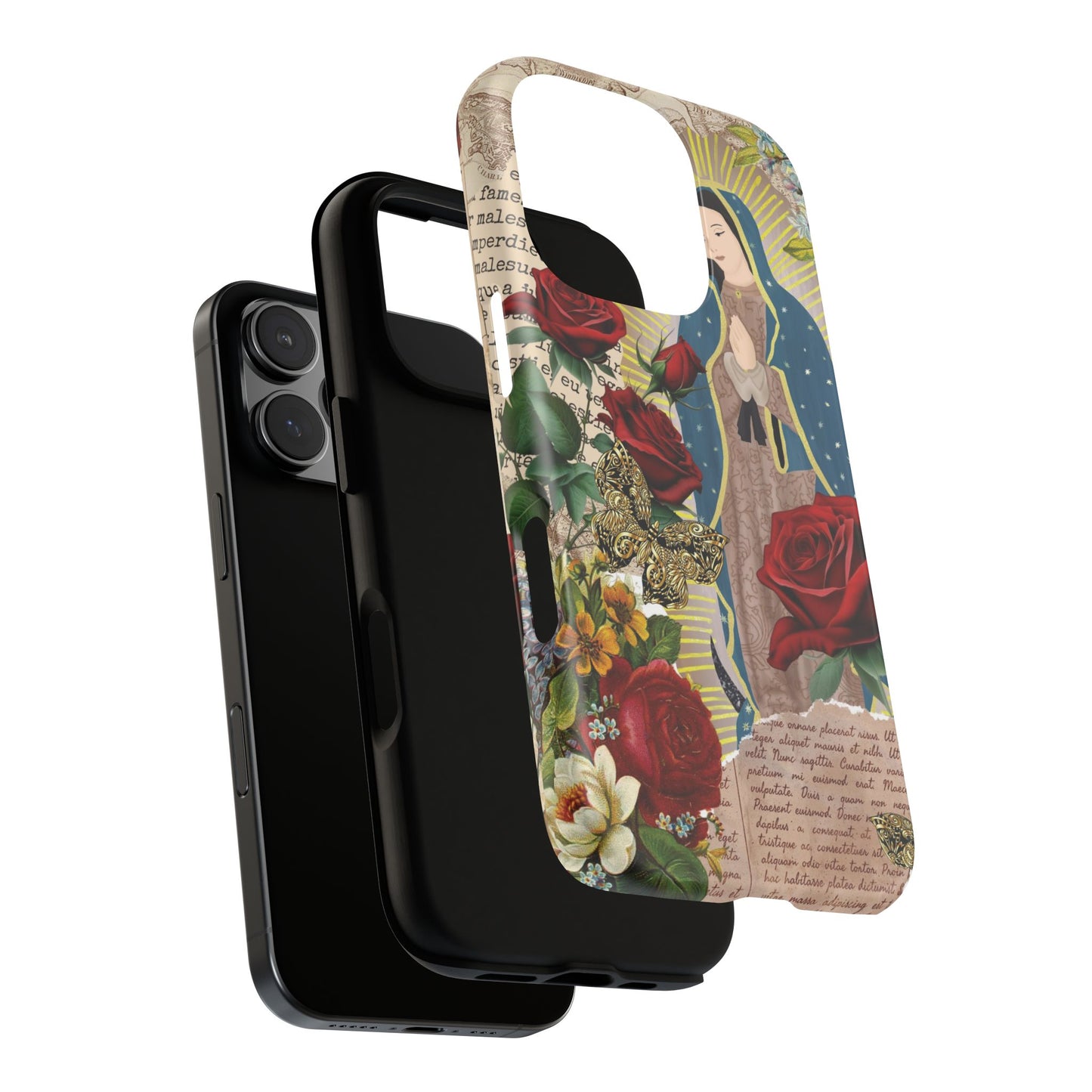 Virgin Mary Phone Case - Vintage Coquette Design