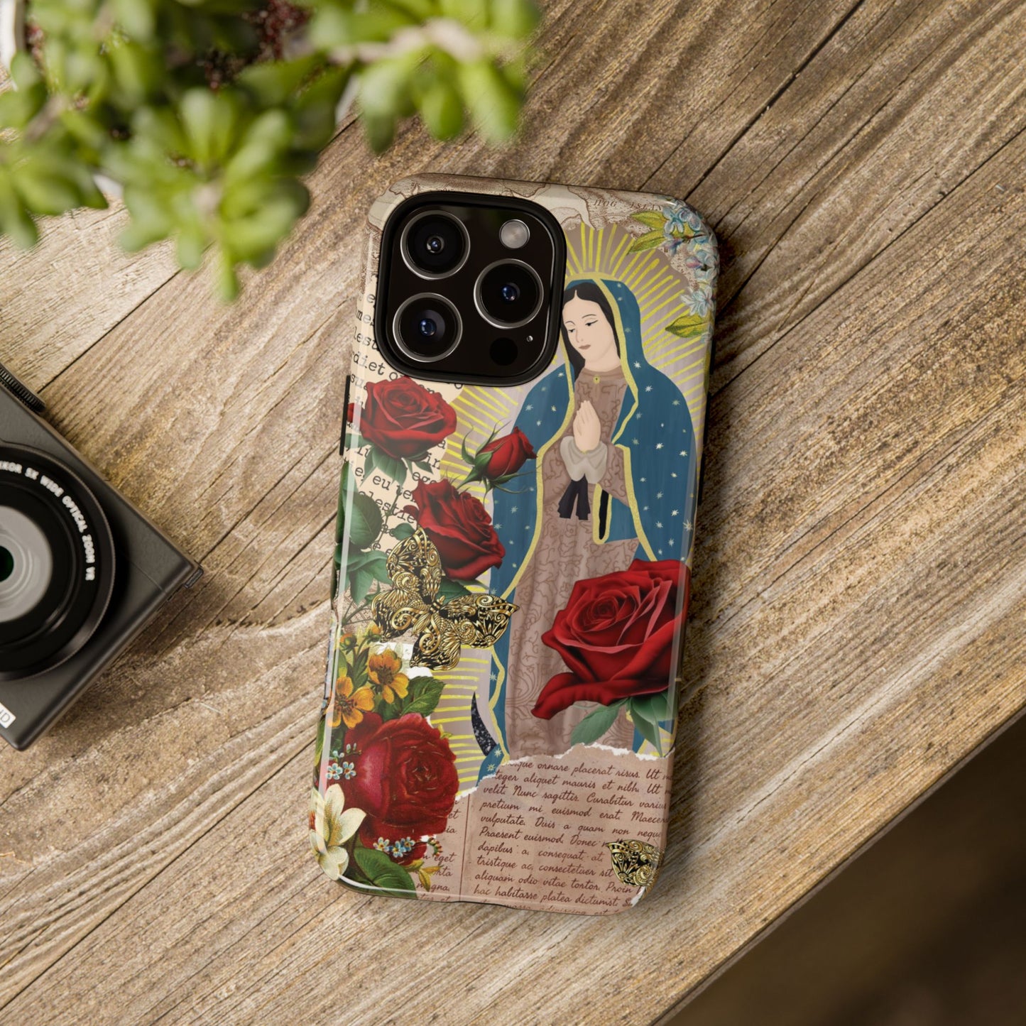 Virgin Mary Phone Case - Vintage Coquette Design