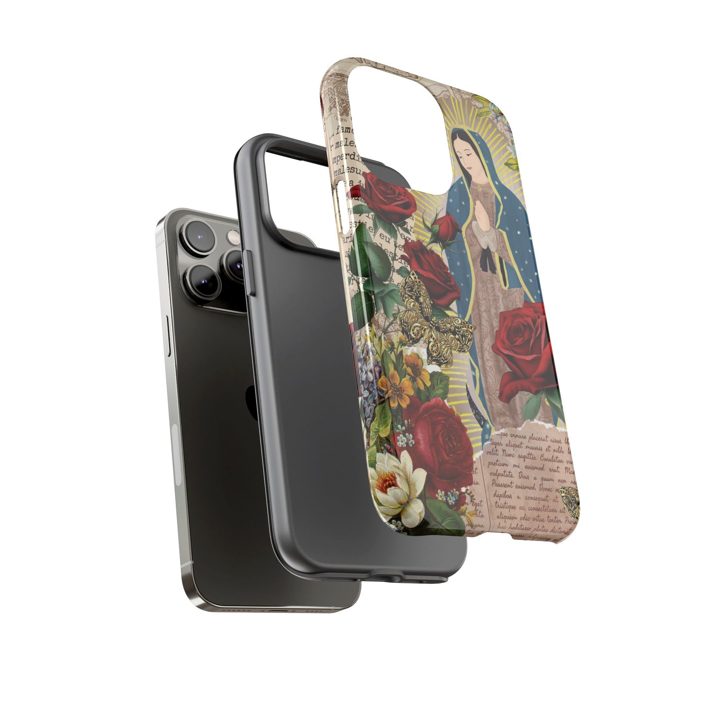Virgin Mary Phone Case - Vintage Coquette Design