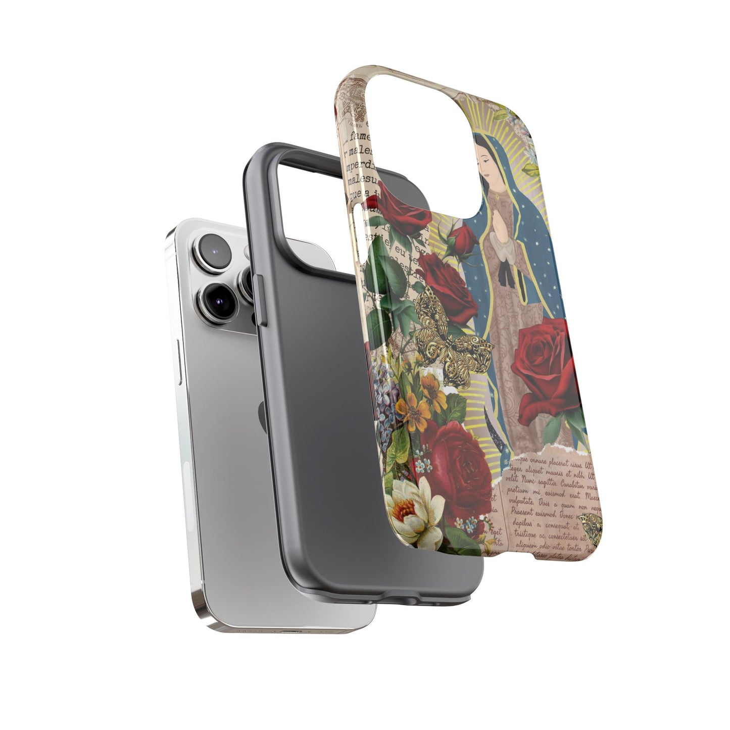 Virgin Mary Phone Case - Vintage Coquette Design