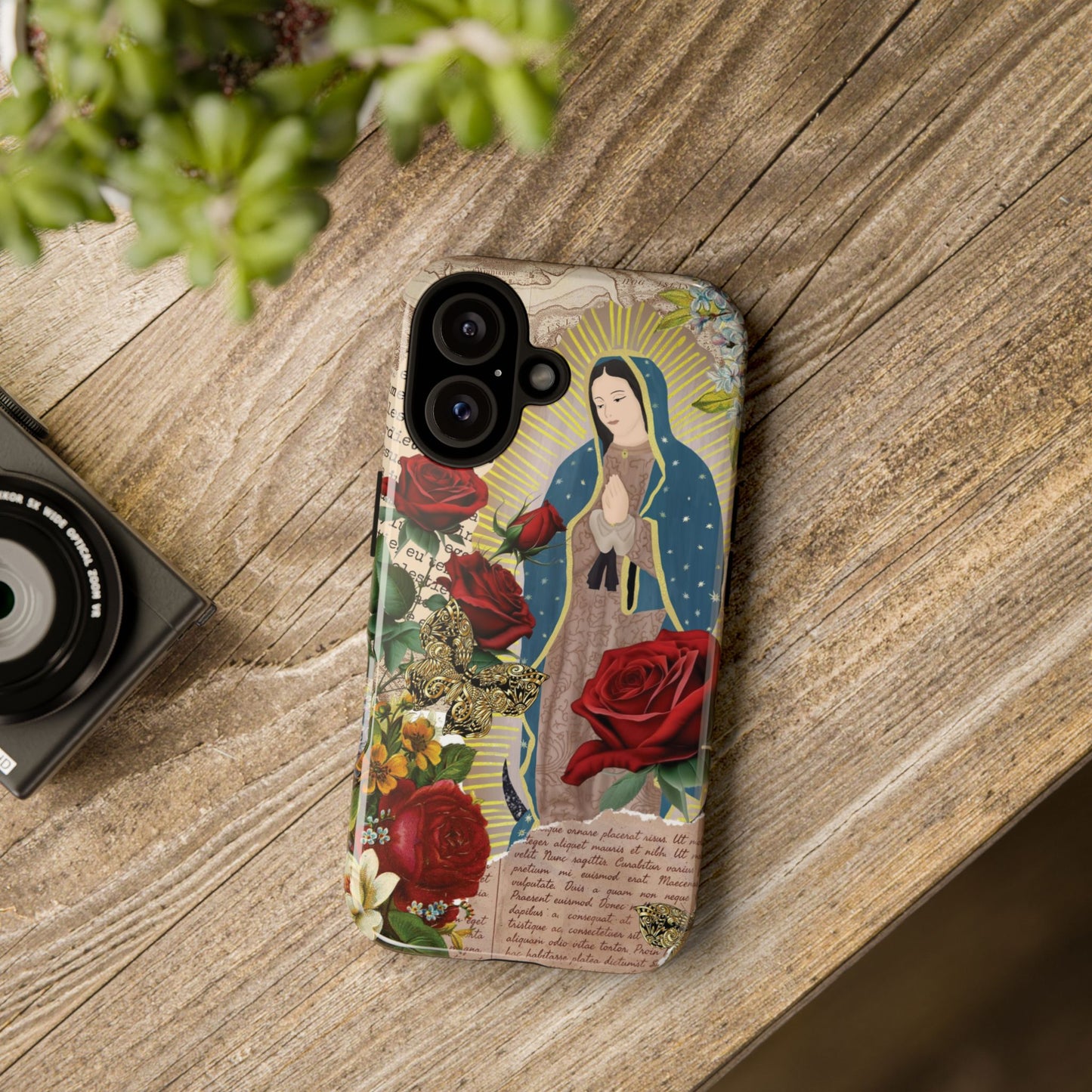 Virgin Mary Phone Case - Vintage Coquette Design