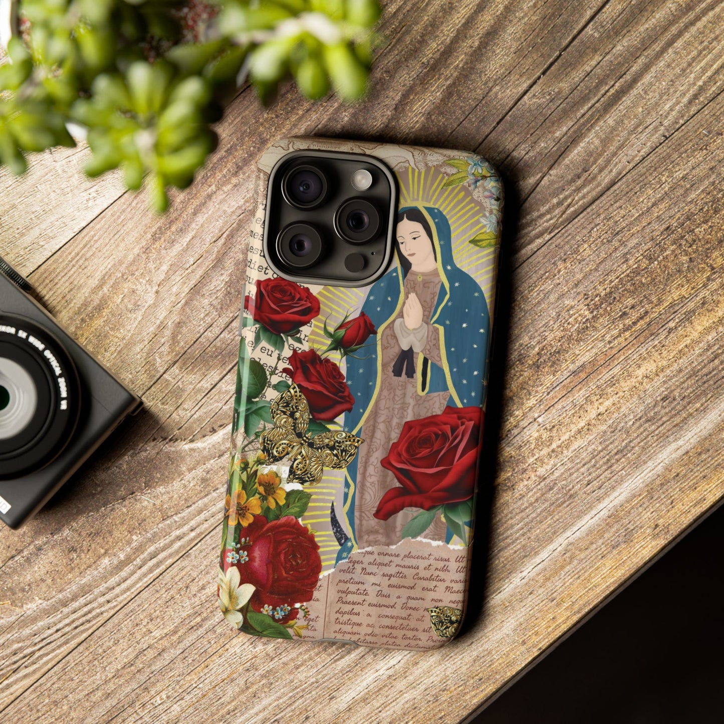 Virgin Mary Phone Case - Vintage Coquette Design