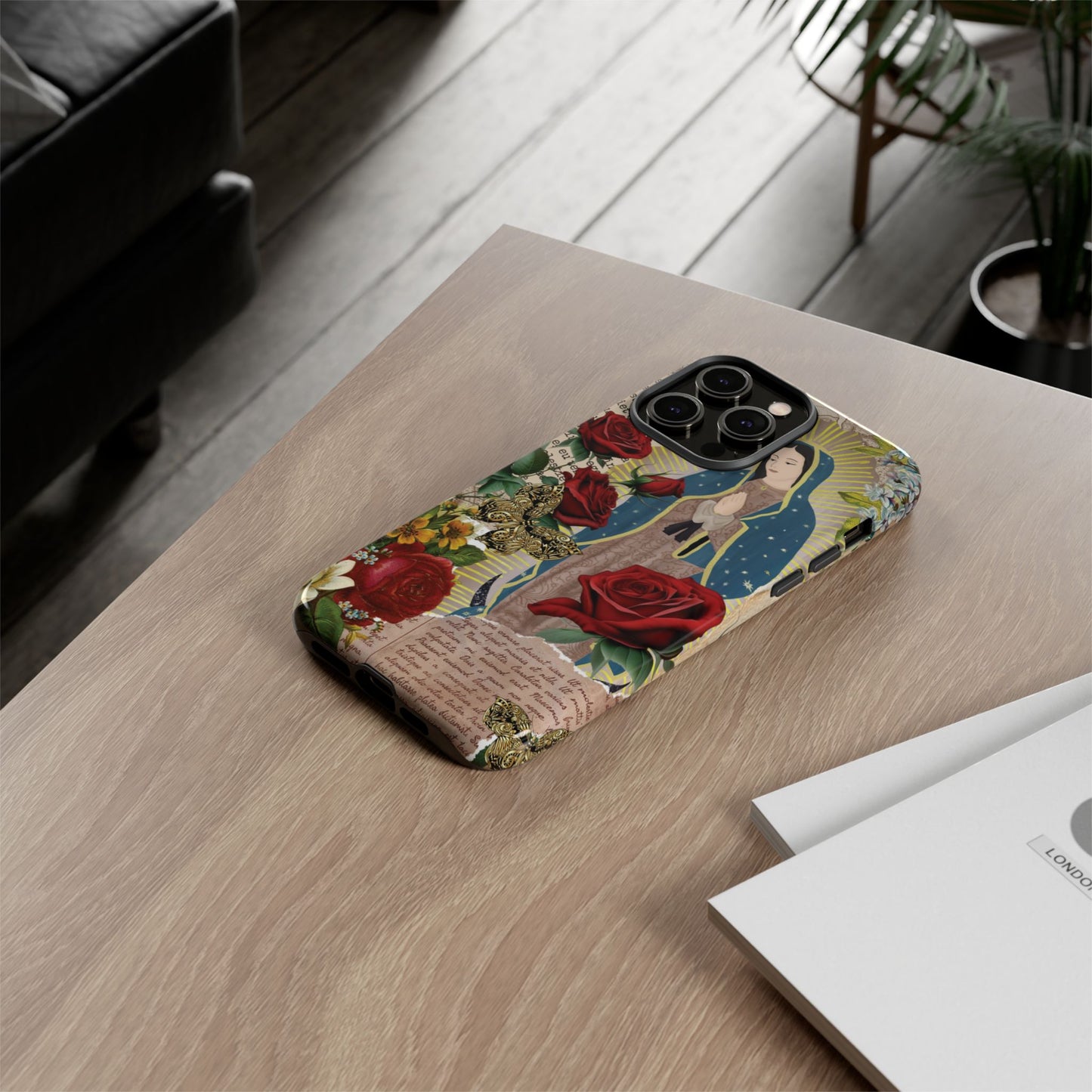 Virgin Mary Phone Case - Vintage Coquette Design