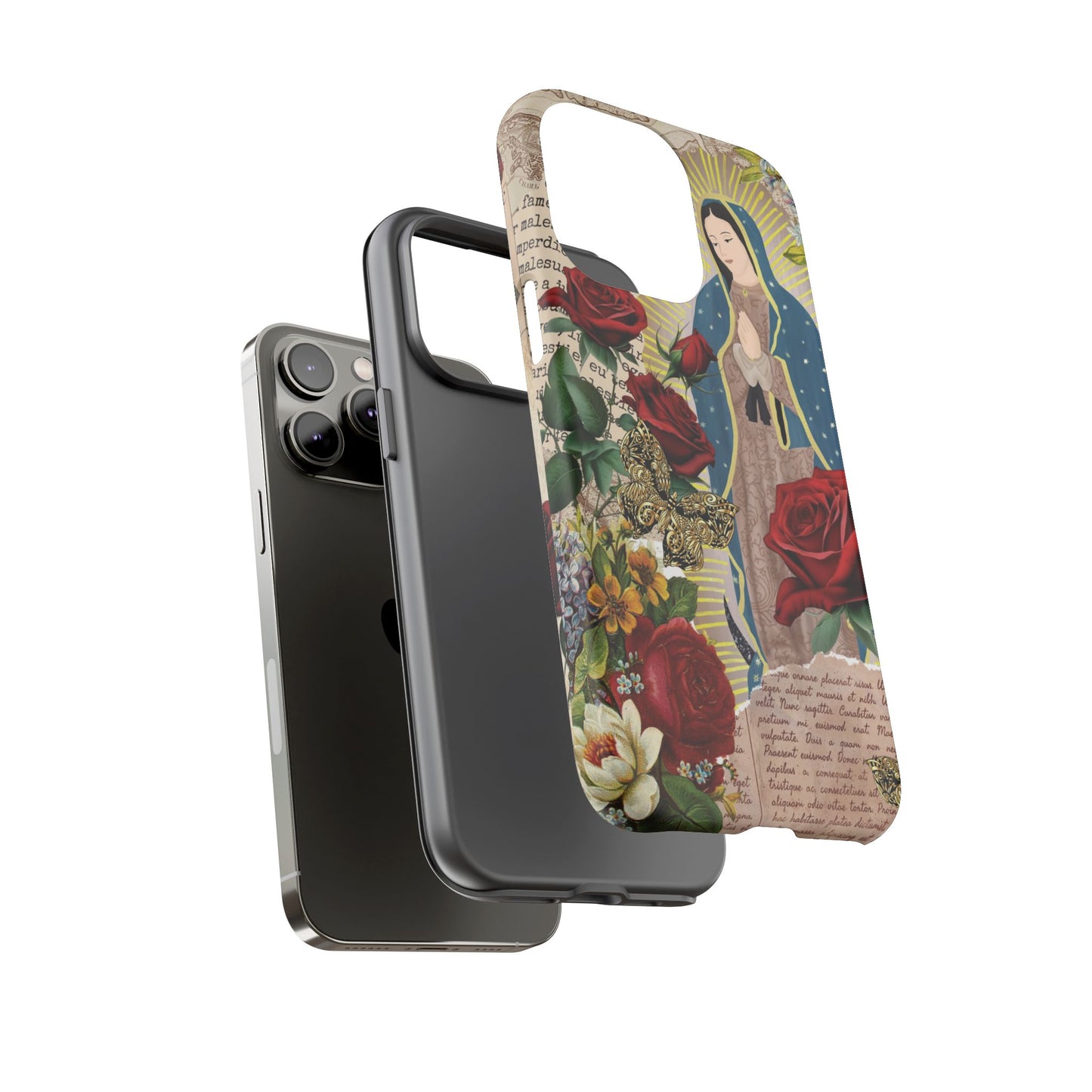 Virgin Mary Phone Case - Vintage Coquette Design