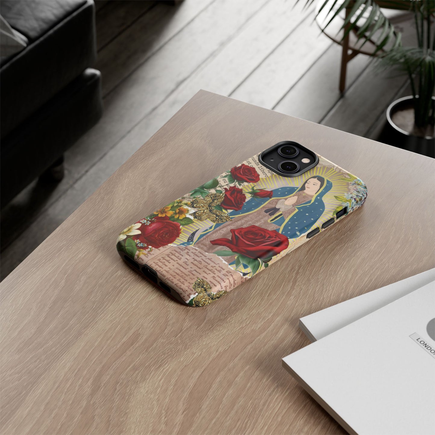 Virgin Mary Phone Case - Vintage Coquette Design