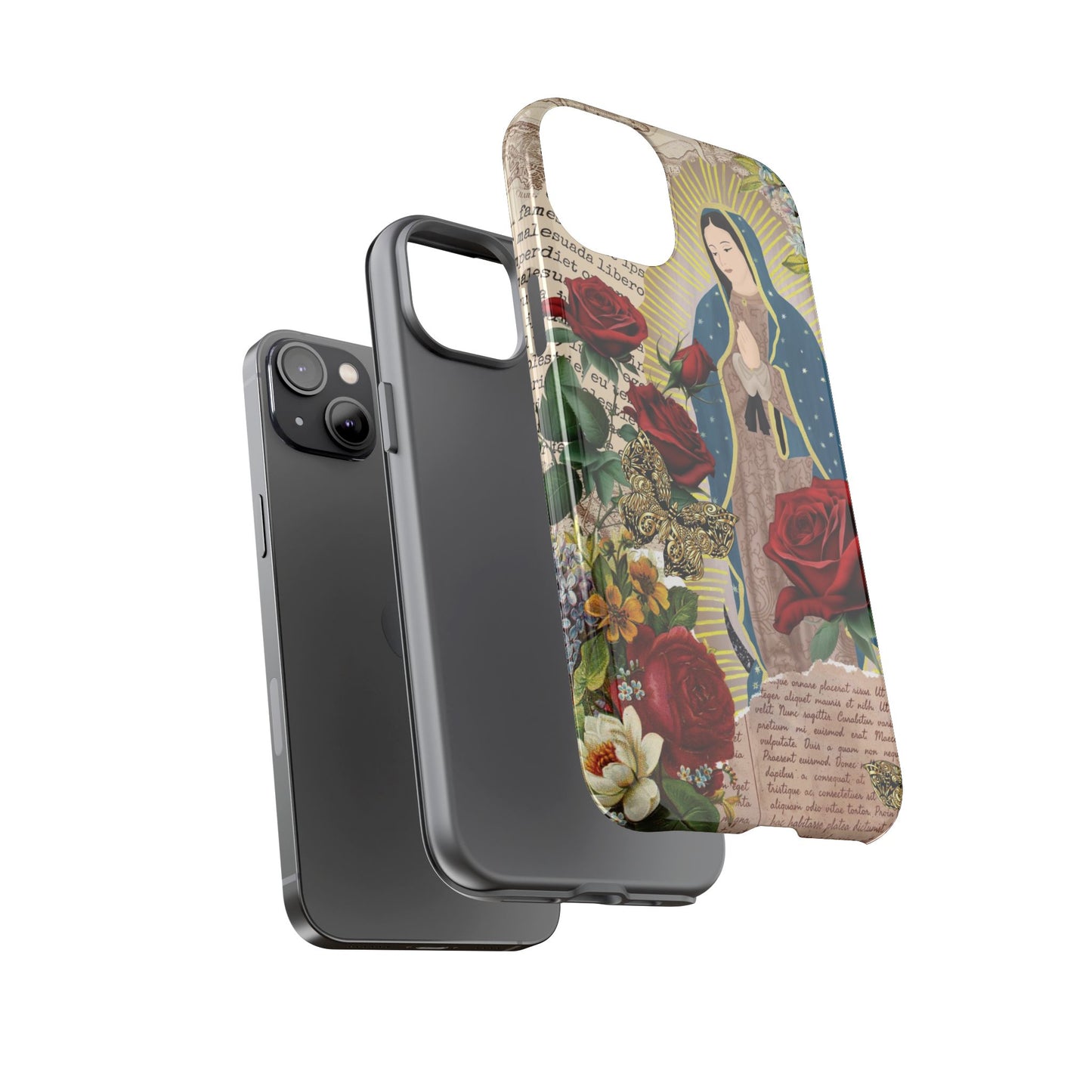 Virgin Mary Phone Case - Vintage Coquette Design