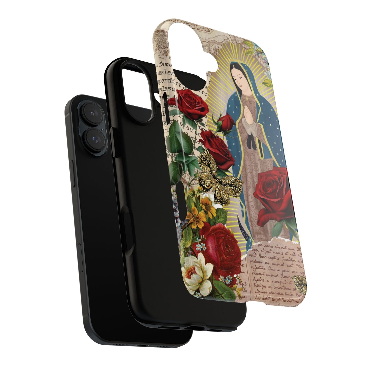 Virgin Mary Phone Case - Vintage Coquette Design