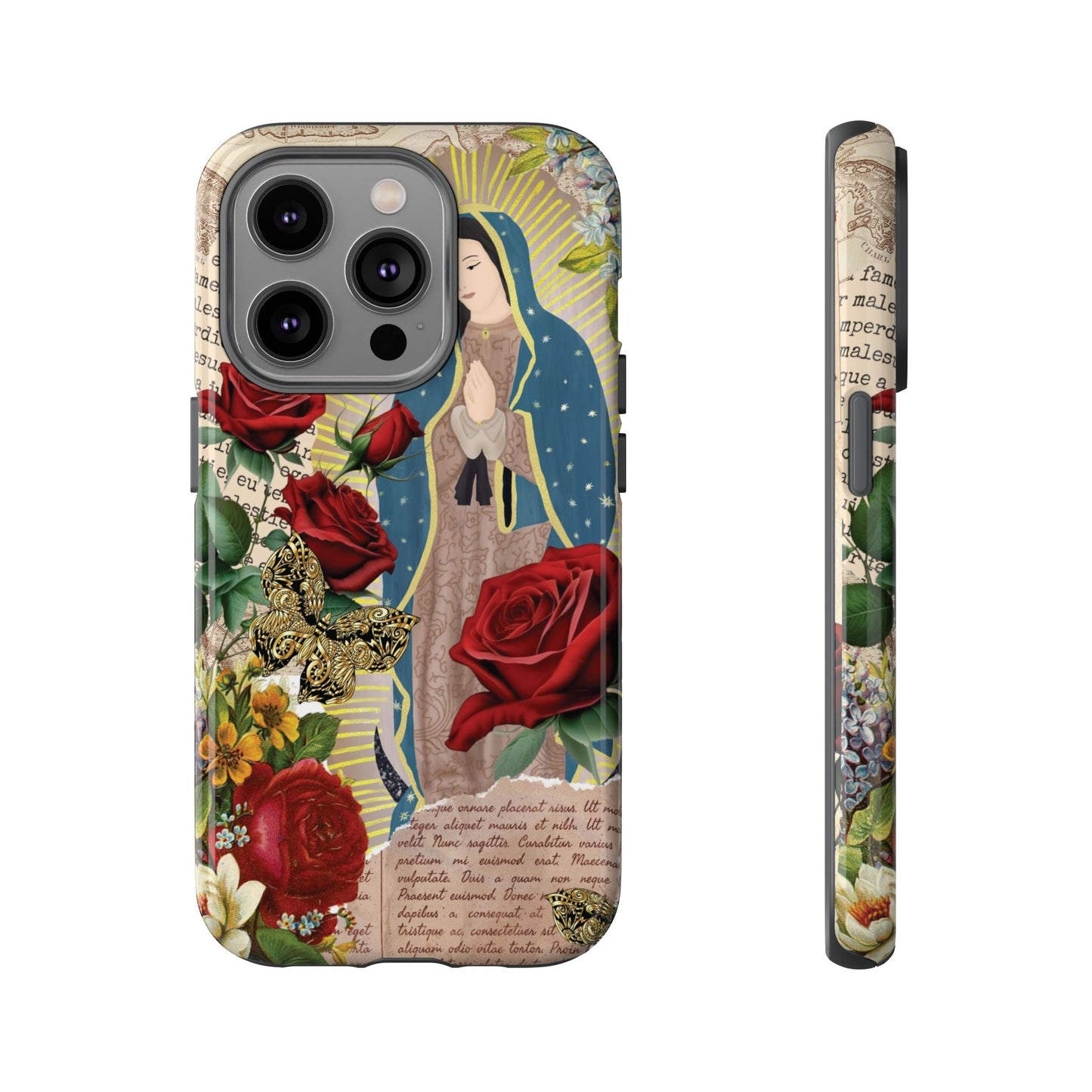 Virgin Mary Phone Case - Vintage Coquette Design