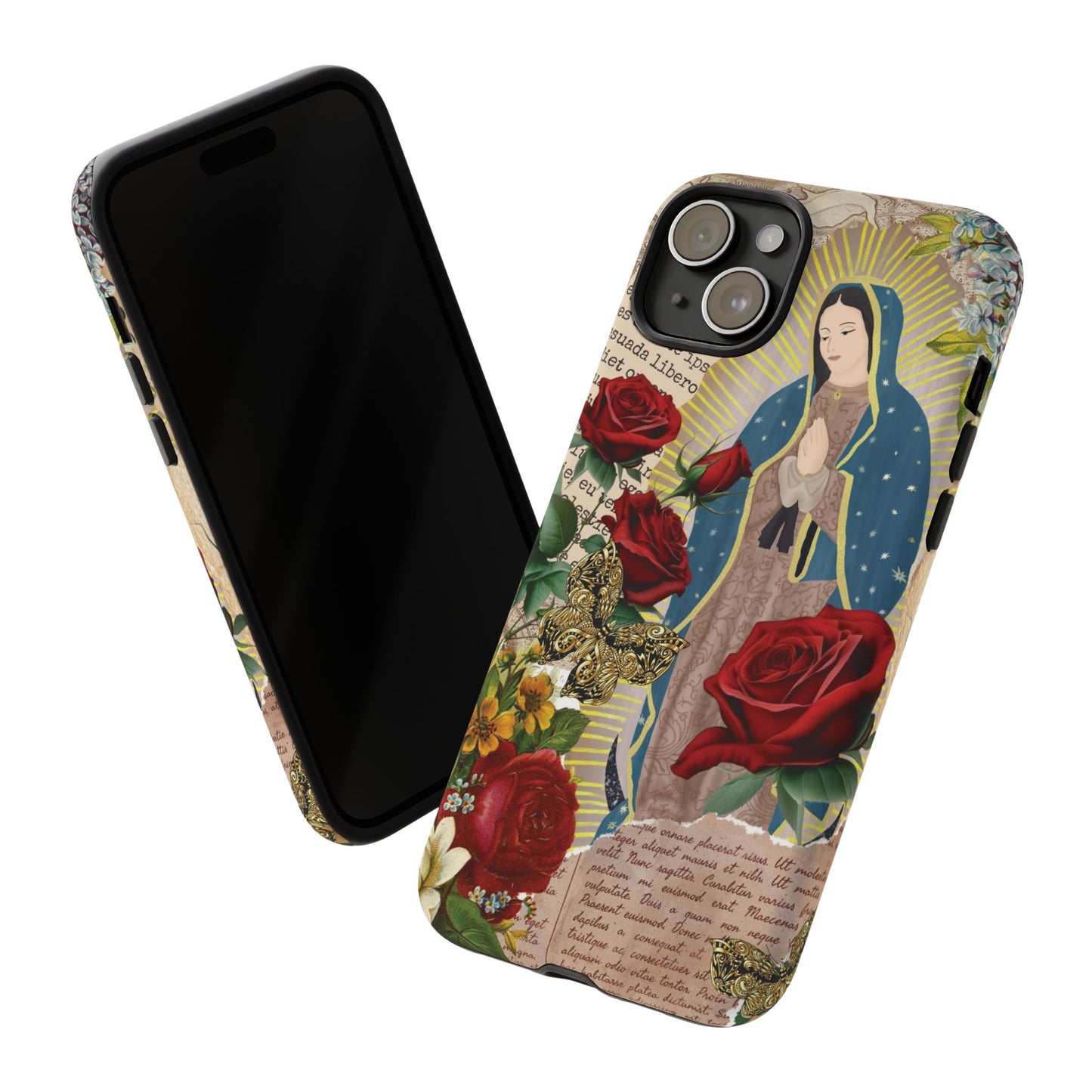 Virgin Mary Phone Case - Vintage Coquette Design