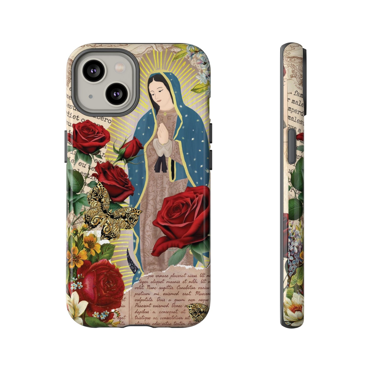 Virgin Mary Phone Case - Vintage Coquette Design