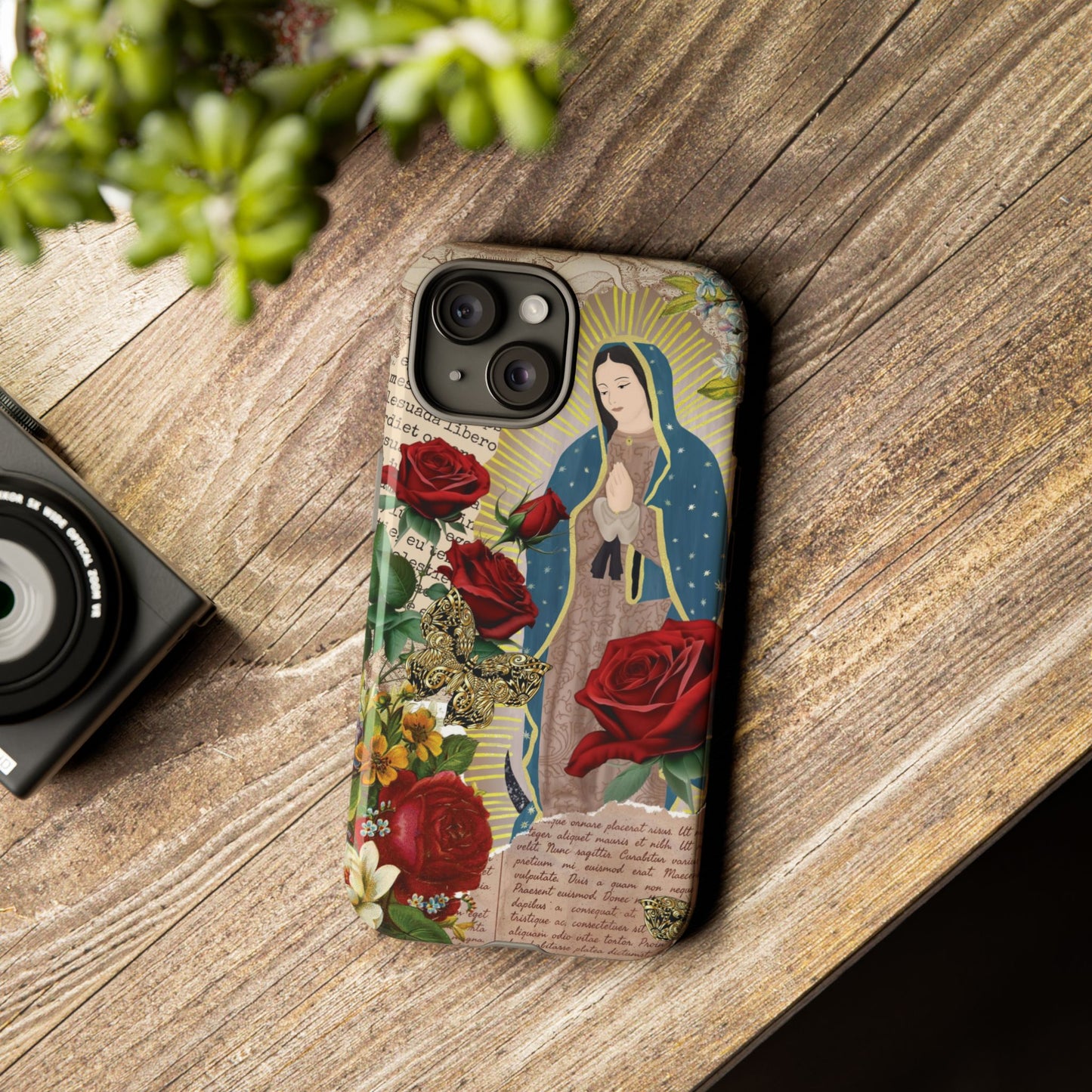 Virgin Mary Phone Case - Vintage Coquette Design