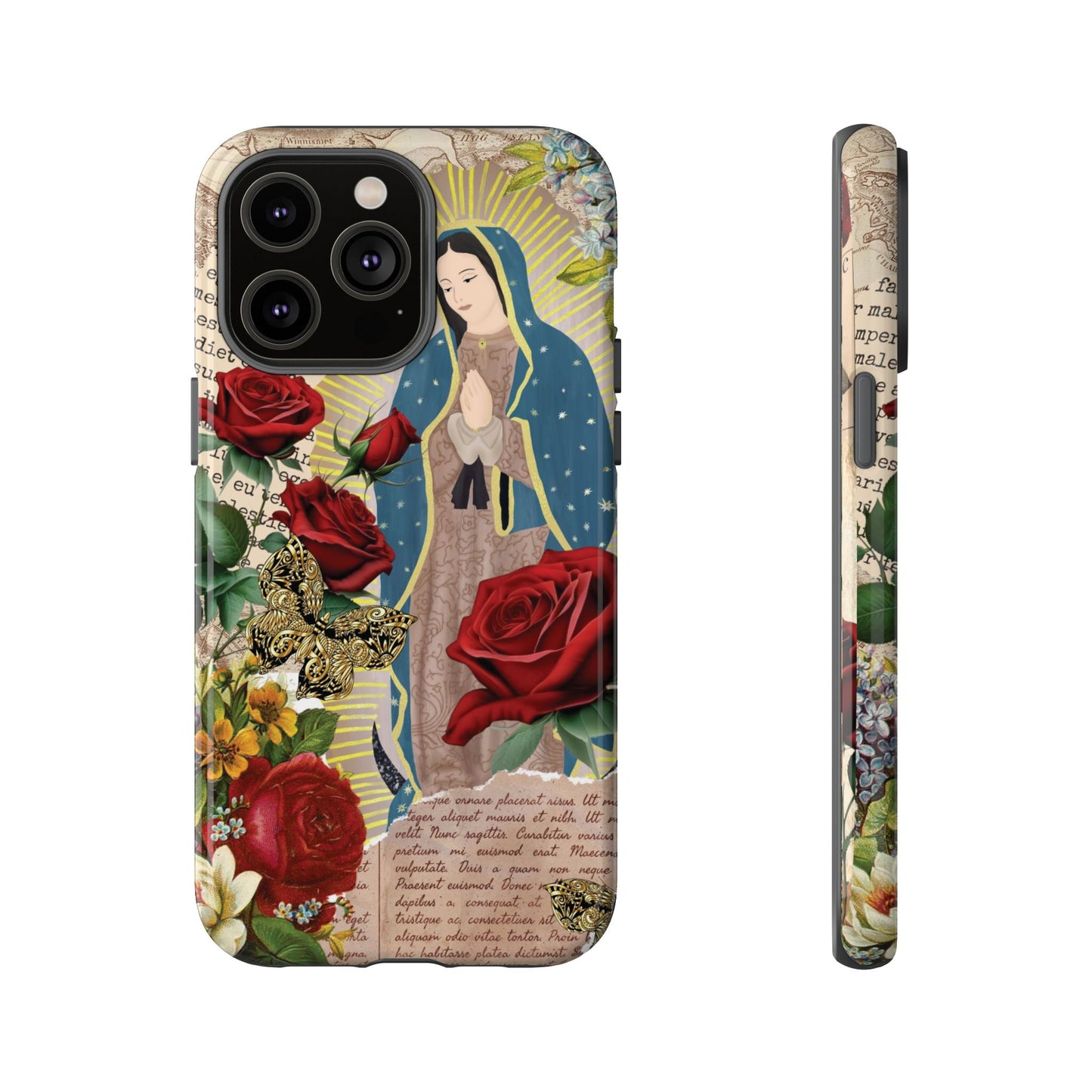 Virgin Mary Phone Case - Vintage Coquette Design