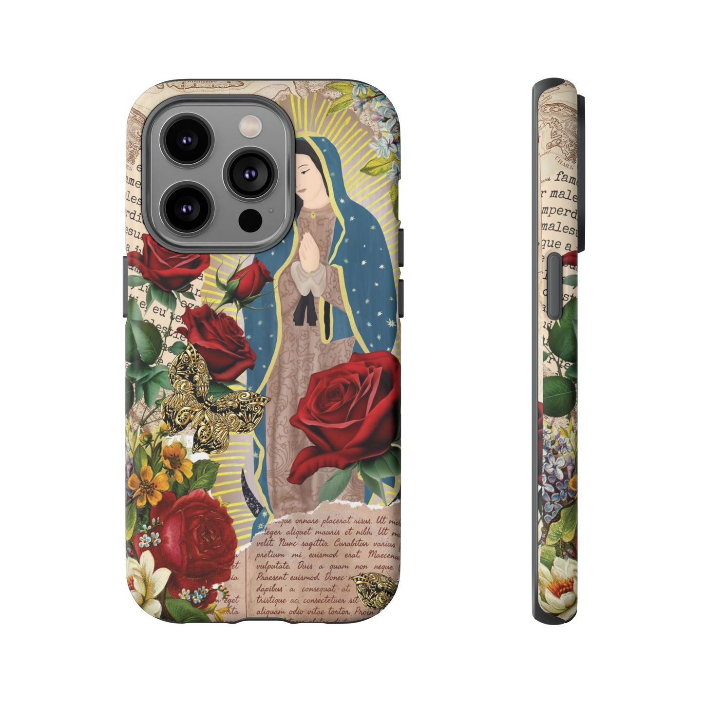 Virgin Mary Phone Case - Vintage Coquette Design