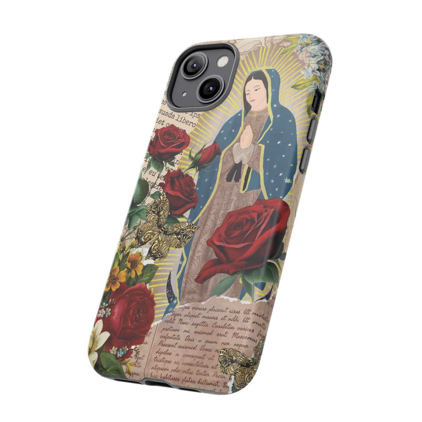 Virgin Mary Phone Case - Vintage Coquette Design
