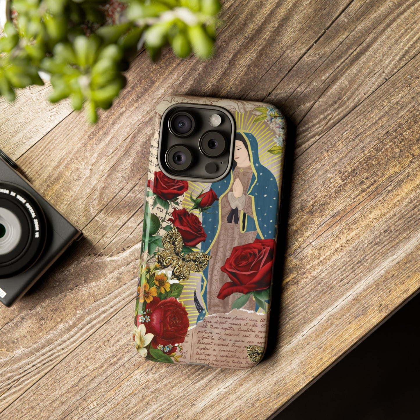 Virgin Mary Phone Case - Vintage Coquette Design