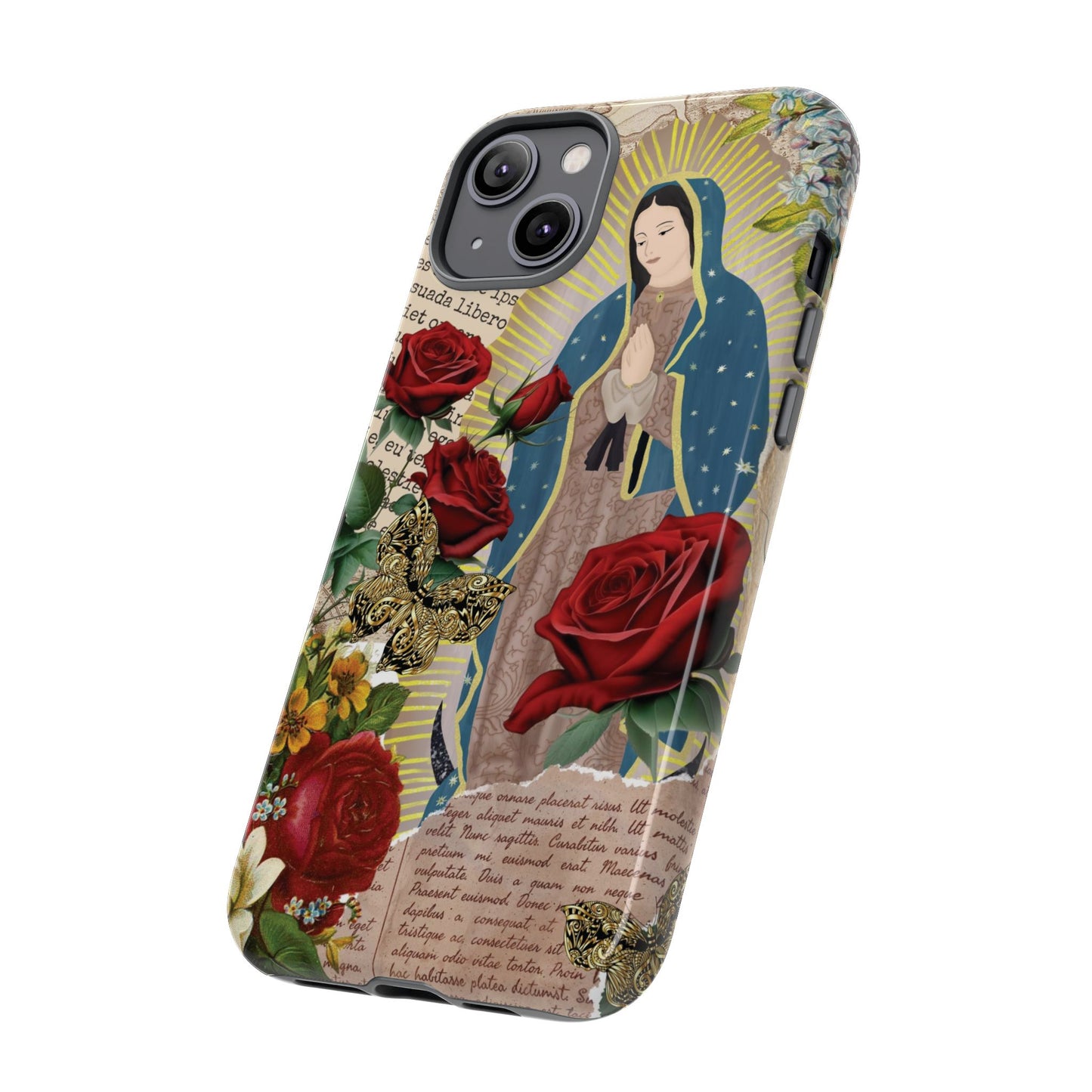 Virgin Mary Phone Case - Vintage Coquette Design