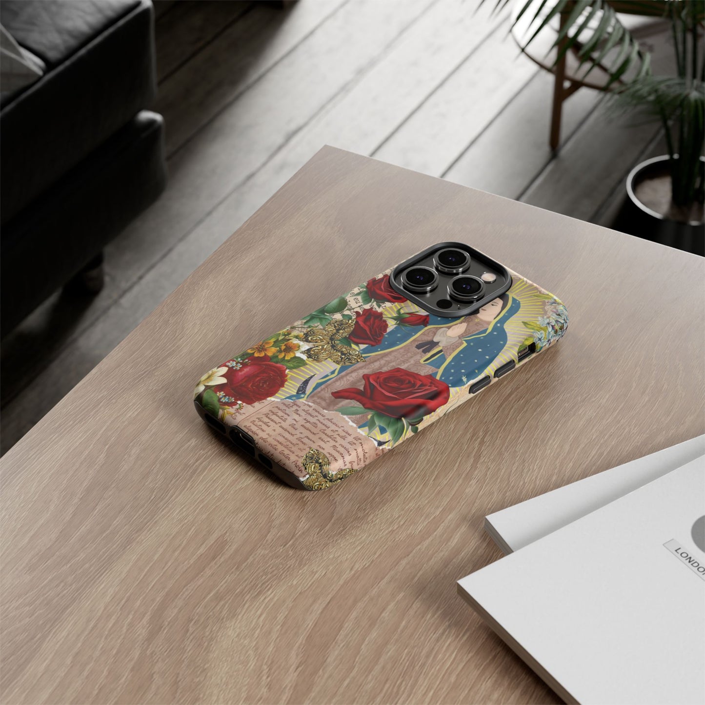 Virgin Mary Phone Case - Vintage Coquette Design
