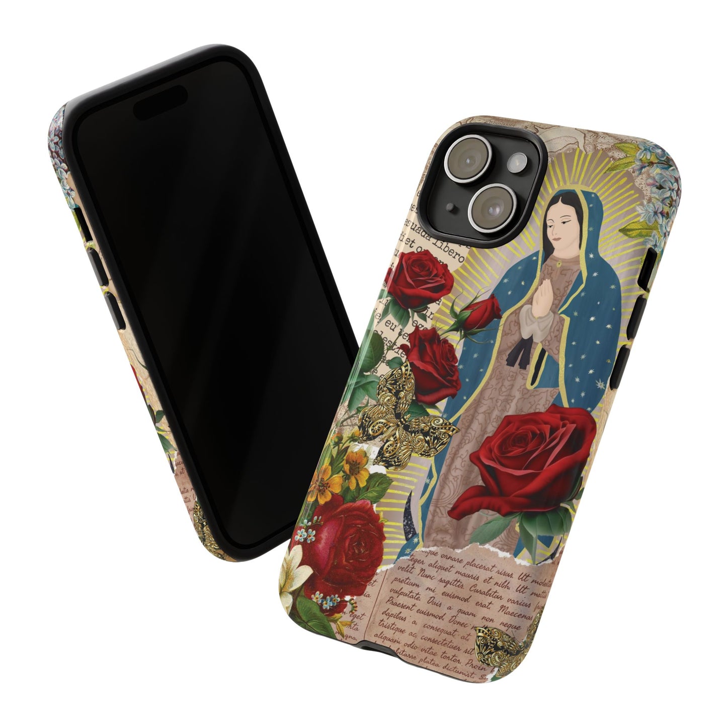 Virgin Mary Phone Case - Vintage Coquette Design