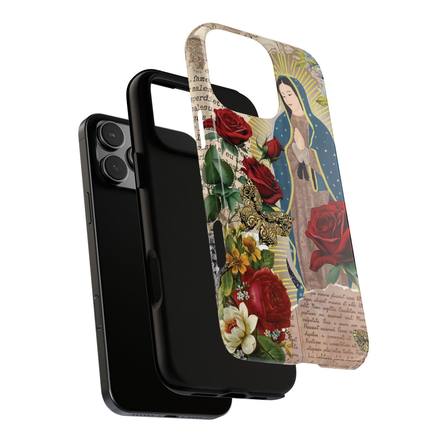 Virgin Mary Phone Case - Vintage Coquette Design