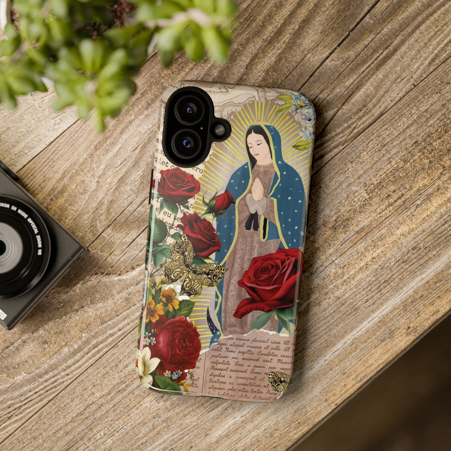 Virgin Mary Phone Case - Vintage Coquette Design