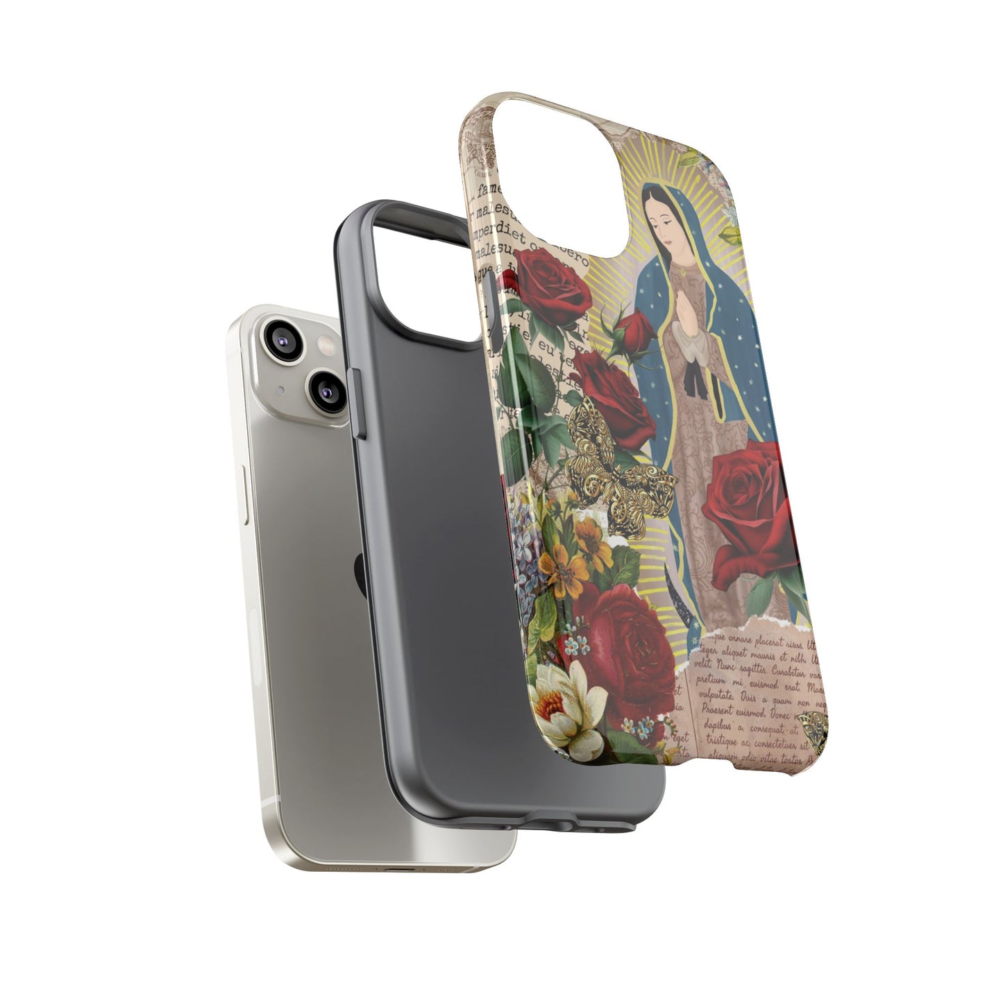 Virgin Mary Phone Case - Vintage Coquette Design