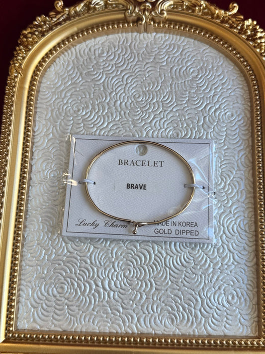 Lucky Cham Bangle Bracelet