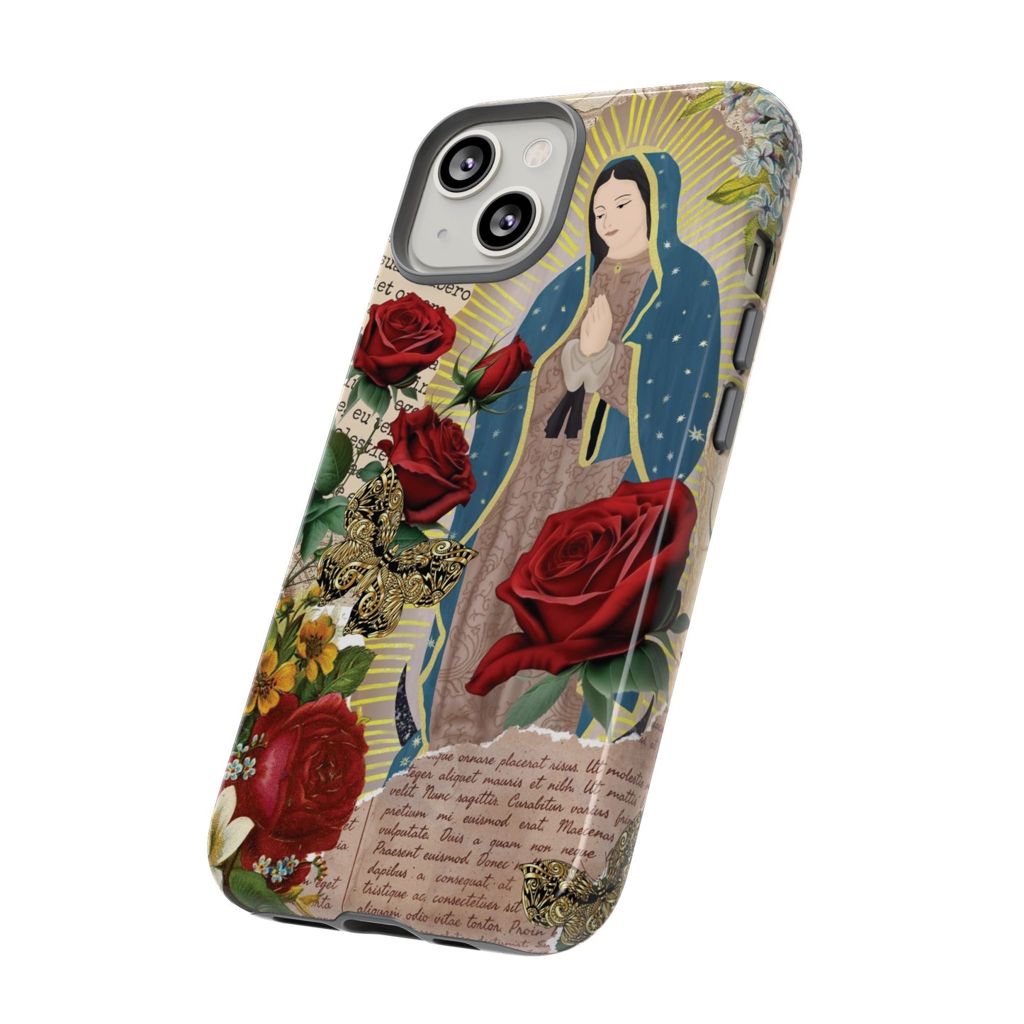 Virgin Mary Phone Case - Vintage Coquette Design