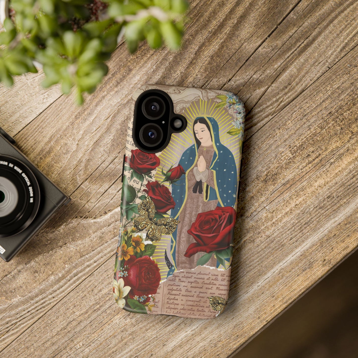 Virgin Mary Phone Case - Vintage Coquette Design