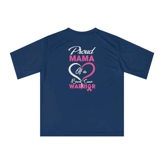 Proud mom of a Warrior Unisex Zone Performance T-shirt