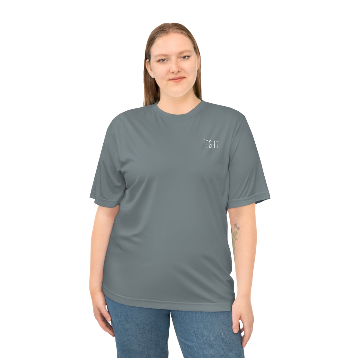 Fight cancer in all colors Unisex Zone Performance T-shirt