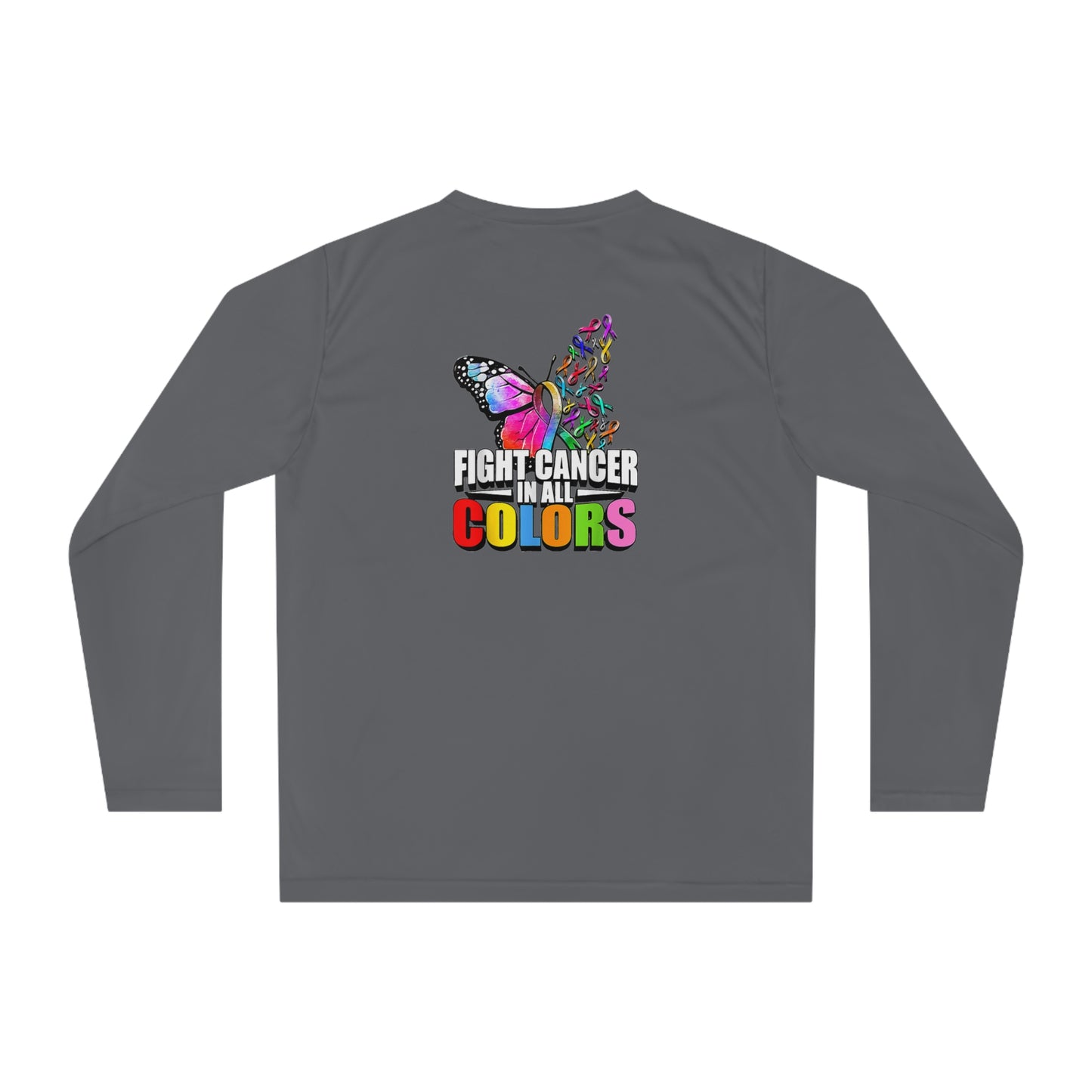 Fight cancer in all colors Unisex Performance Long Sleeve Shirt