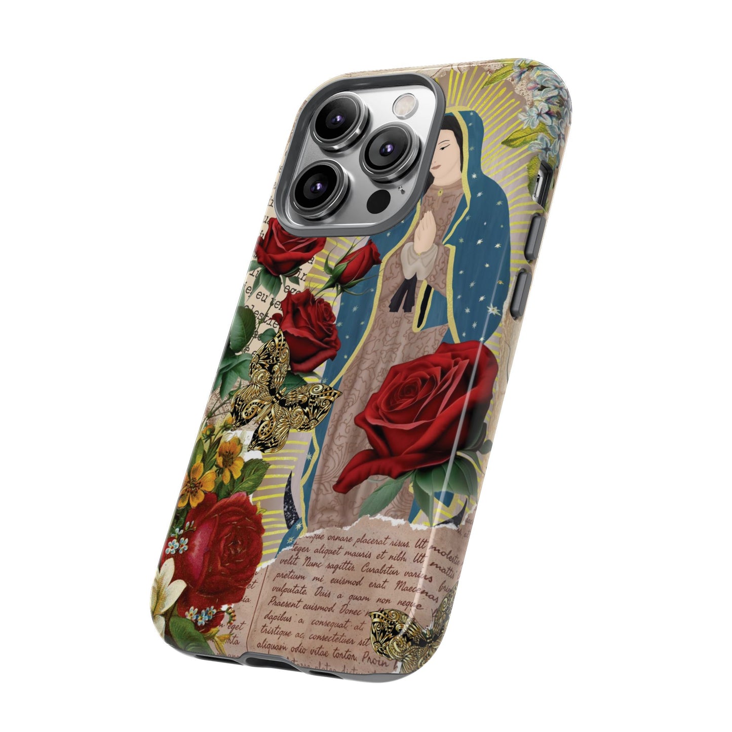 Virgin Mary Phone Case - Vintage Coquette Design