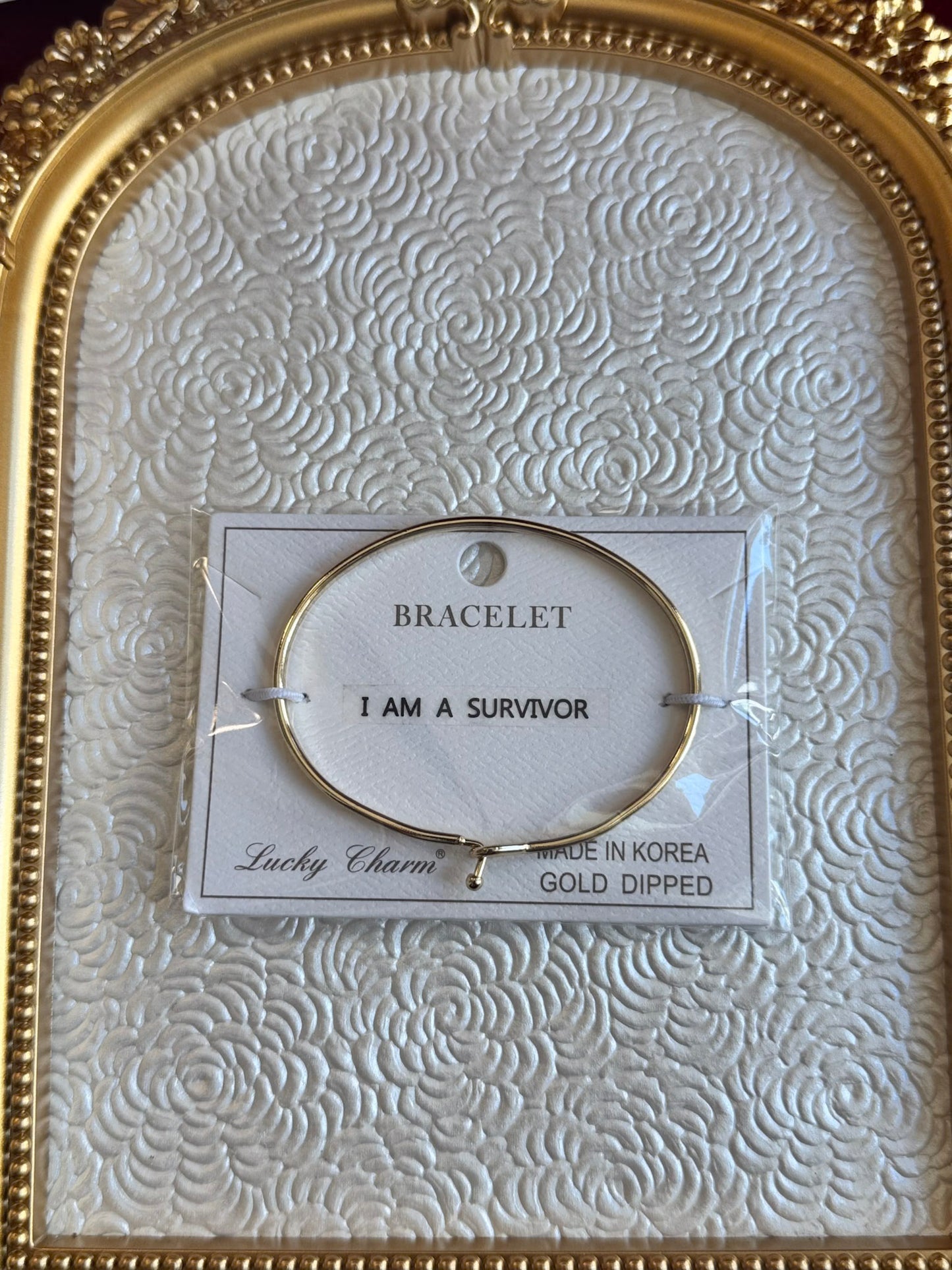 Lucky Cham Bangle Bracelet
