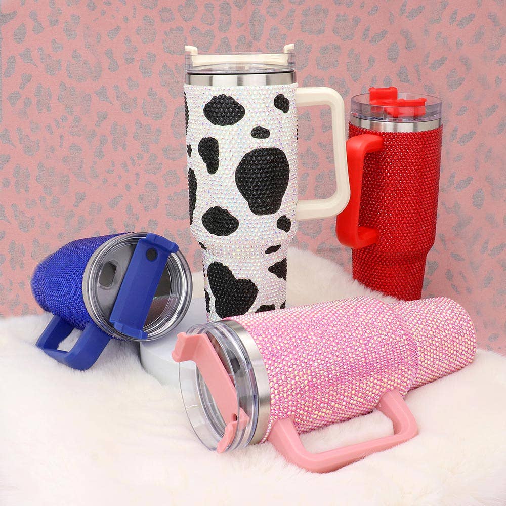 Bling Studded 40oz Stainless Steel Tumbler