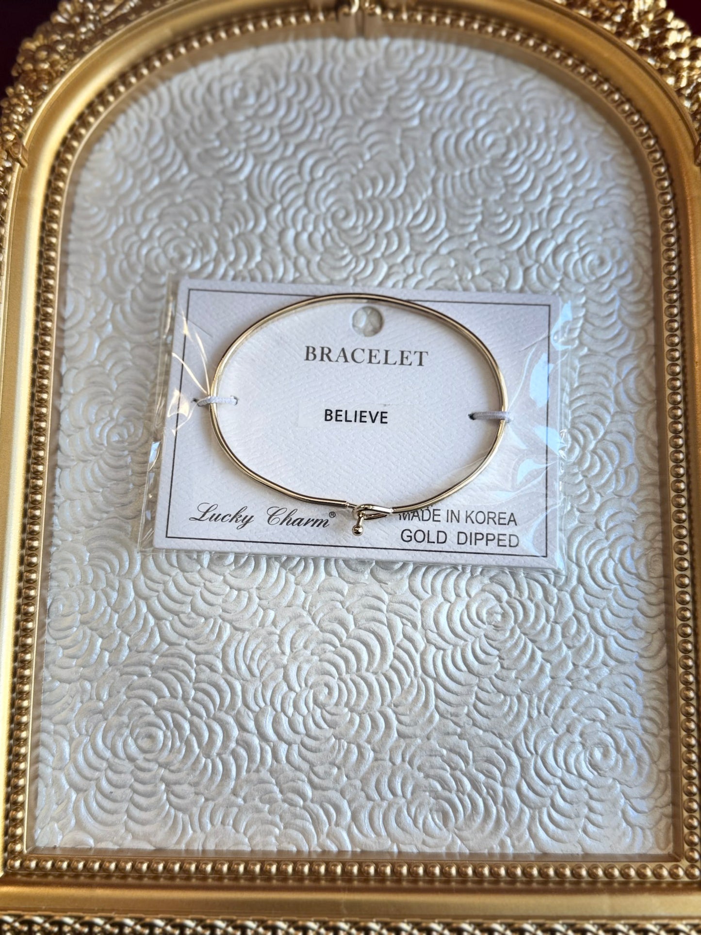 Lucky Cham Bangle Bracelet