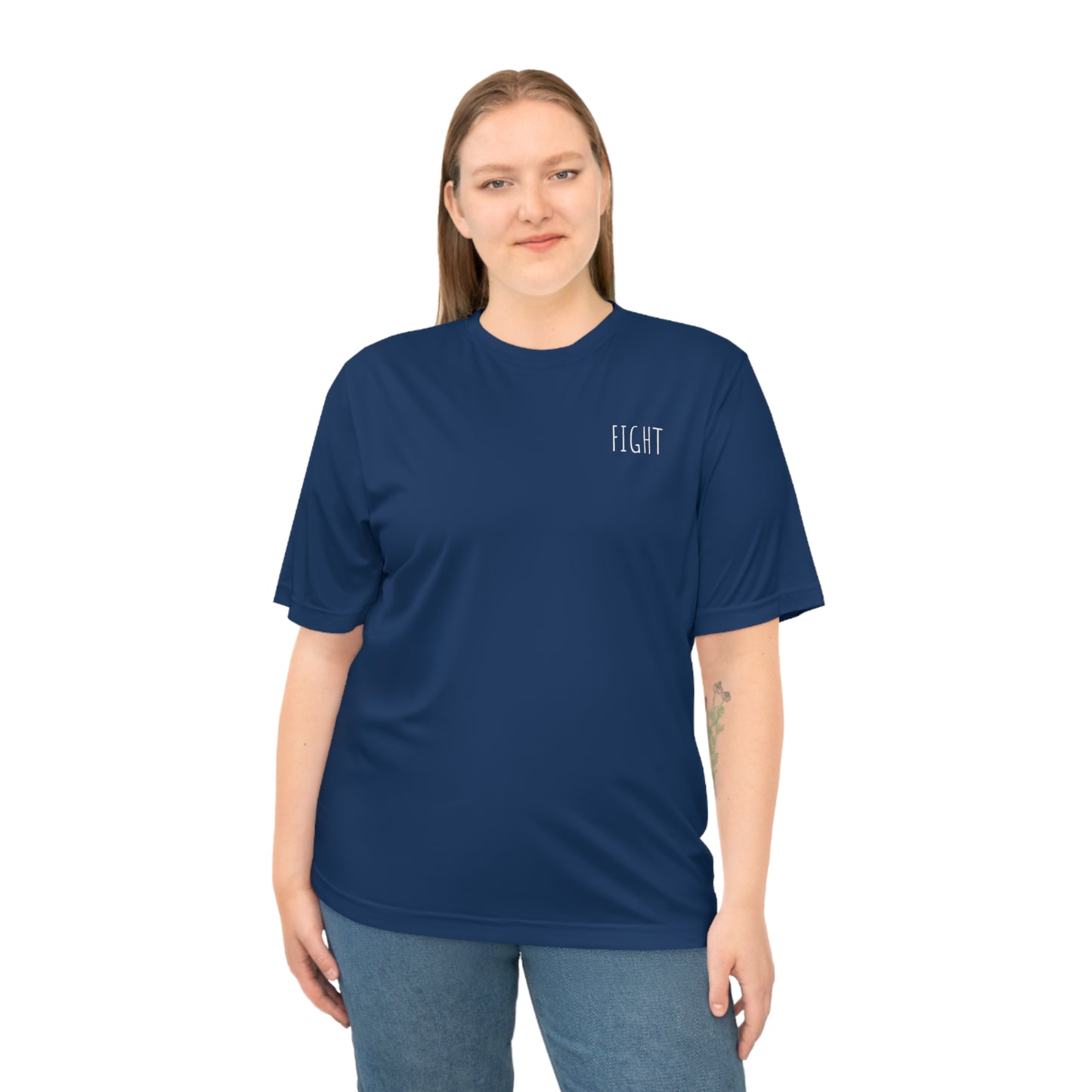 Proud mom of a Warrior Unisex Zone Performance T-shirt