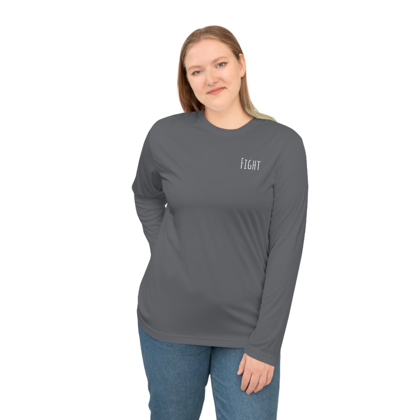 Her FIGHT Is My FIGHT Unisex Performance Long Sleeve Shirt