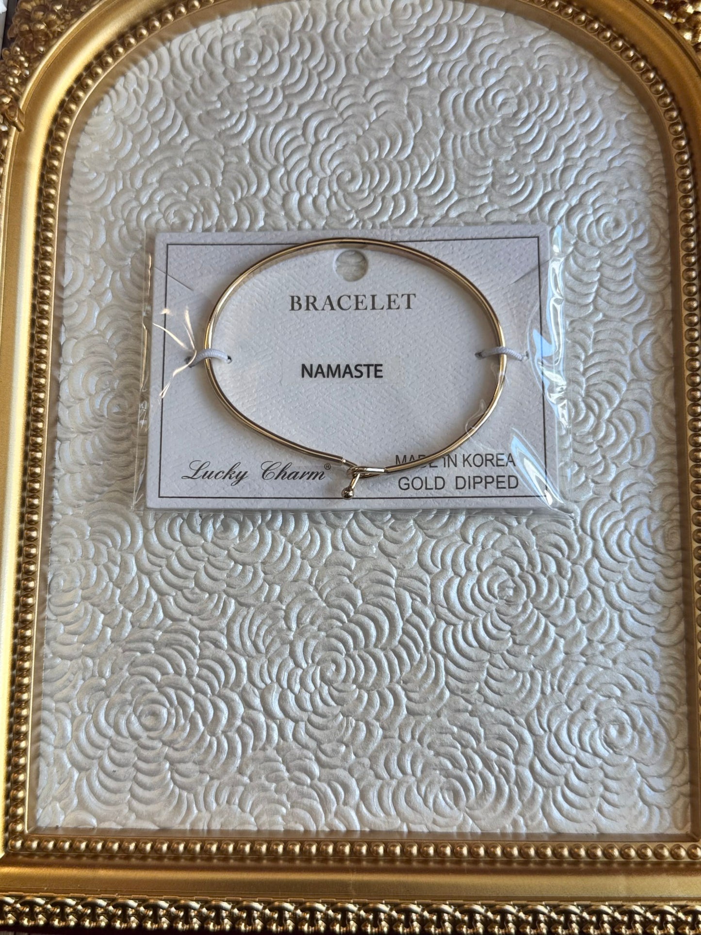 Lucky Cham Bangle Bracelet