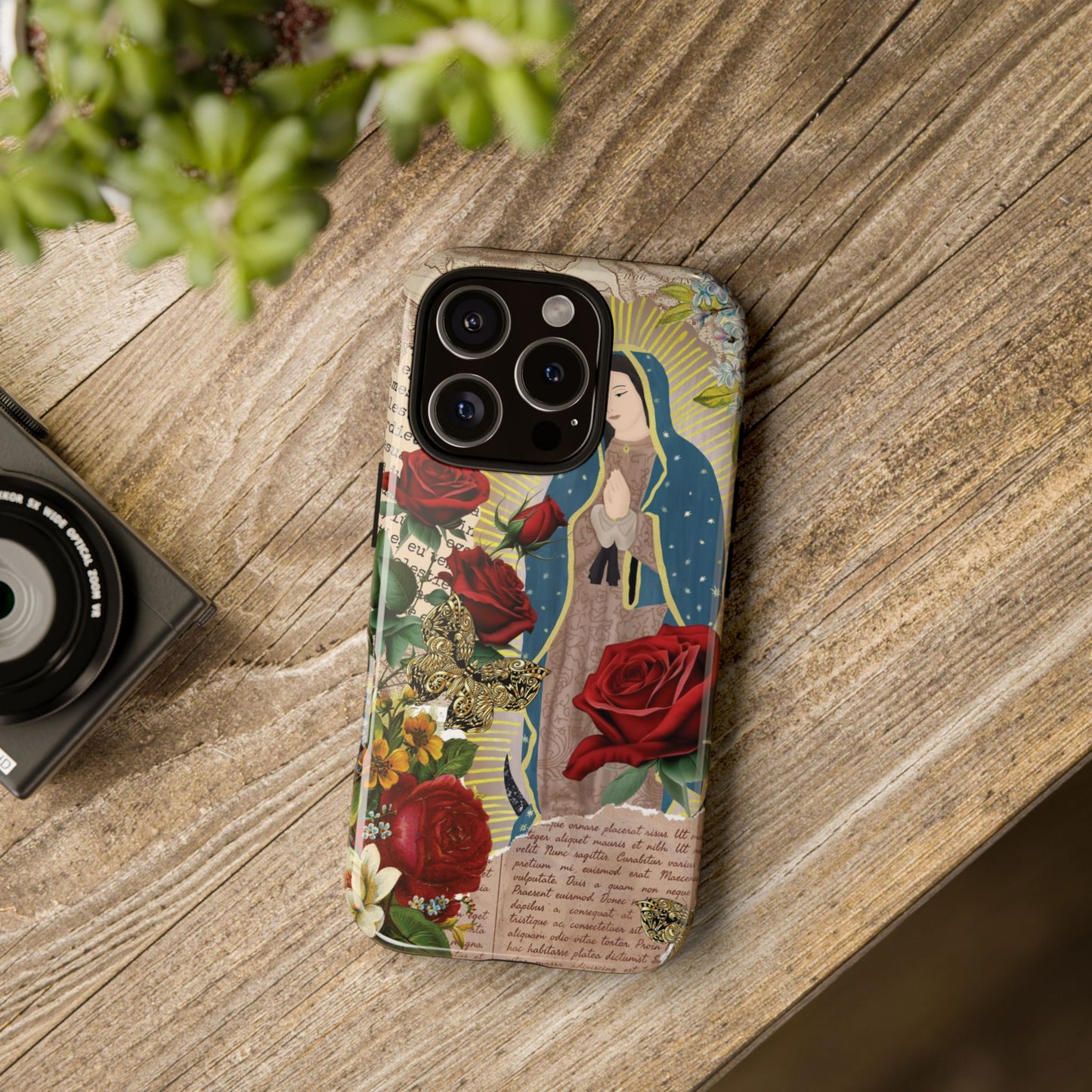Virgin Mary Phone Case - Vintage Coquette Design