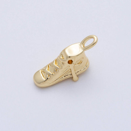 18K Gold Filled 20mm Sneakers Shoe 3D Multidimensional Charm | Charms-00094