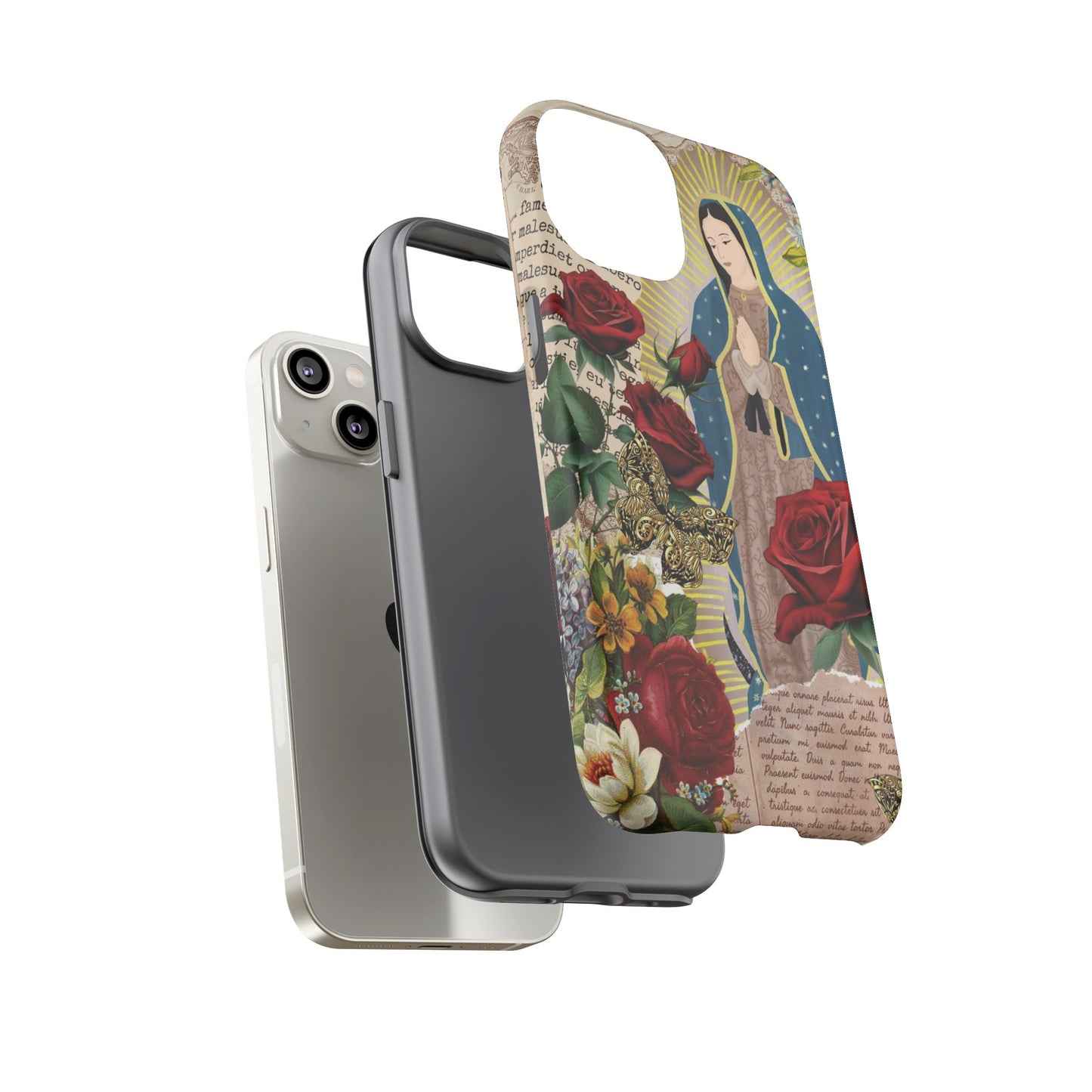 Virgin Mary Phone Case - Vintage Coquette Design
