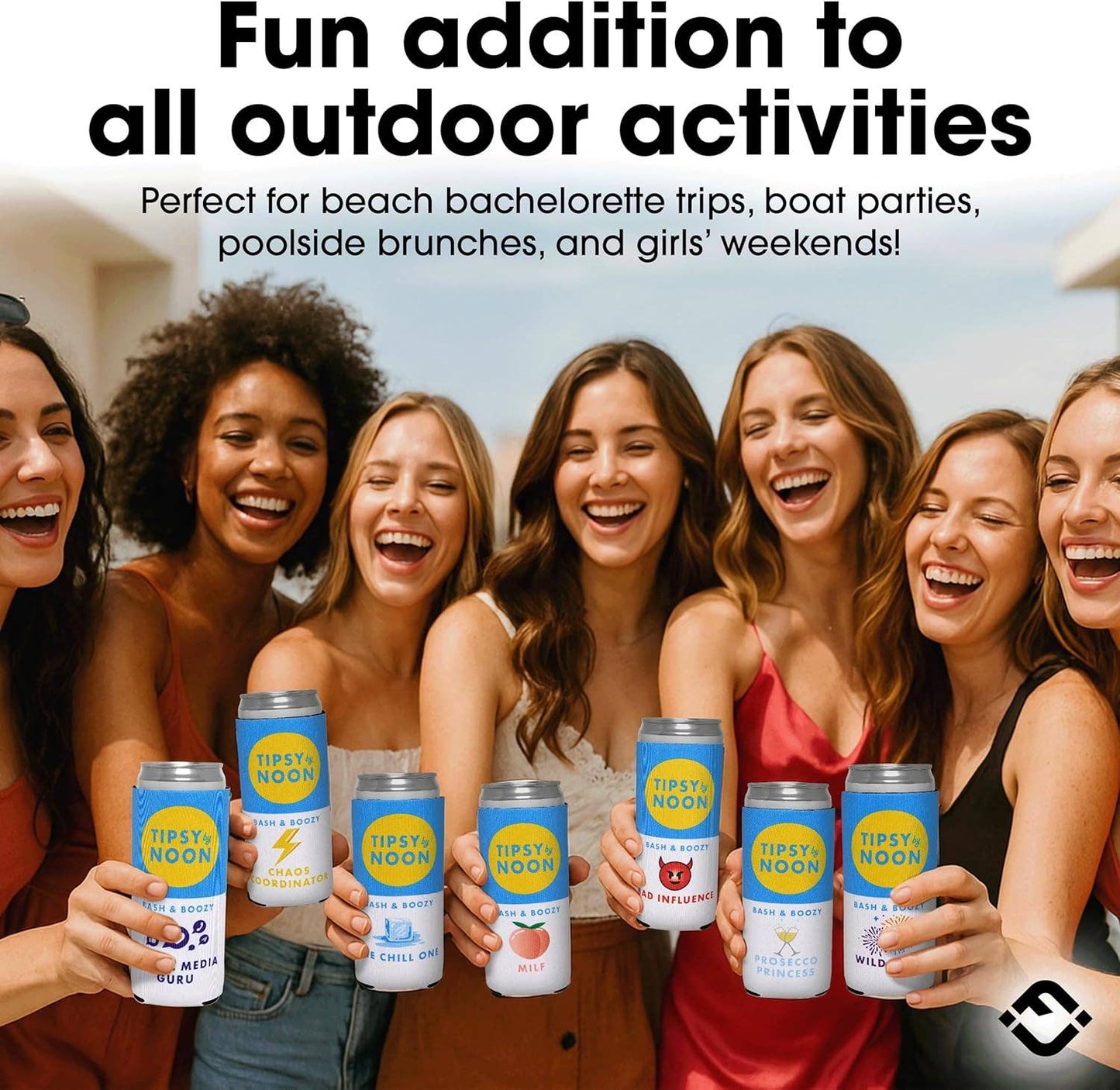 Bachelorette Slim Can Cooler Set - 5 Pack - Bash & Boozy